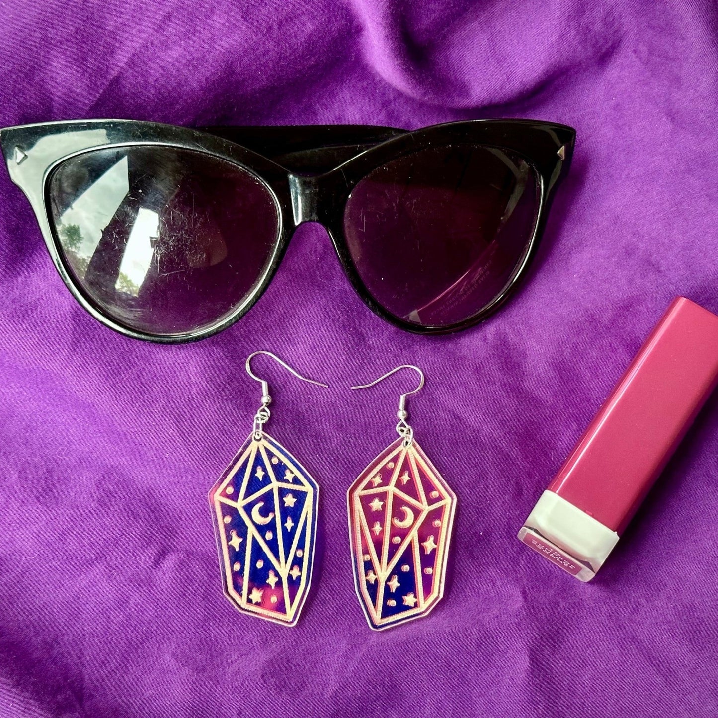 Iridescent Mystic Crystal Earrings - Driftless Enchantments