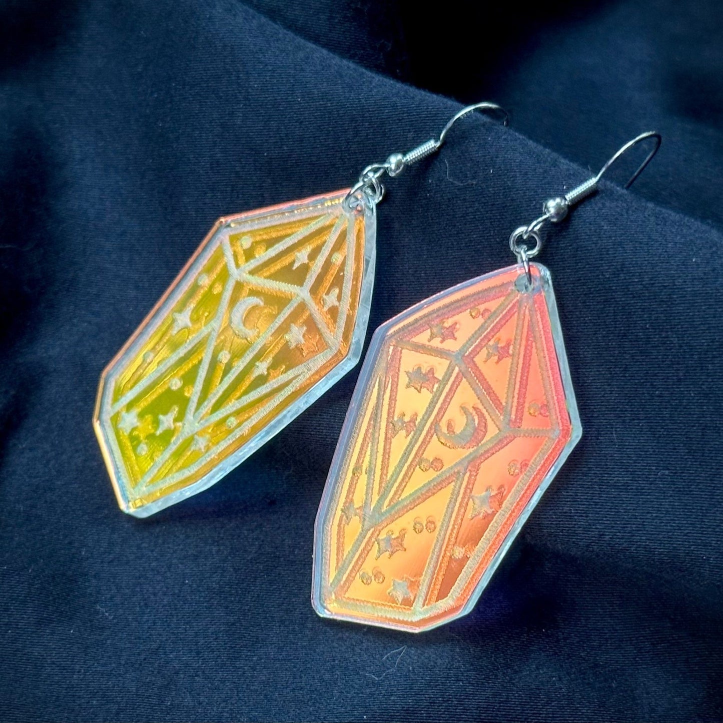 Iridescent Mystic Crystal Earrings - Driftless Enchantments