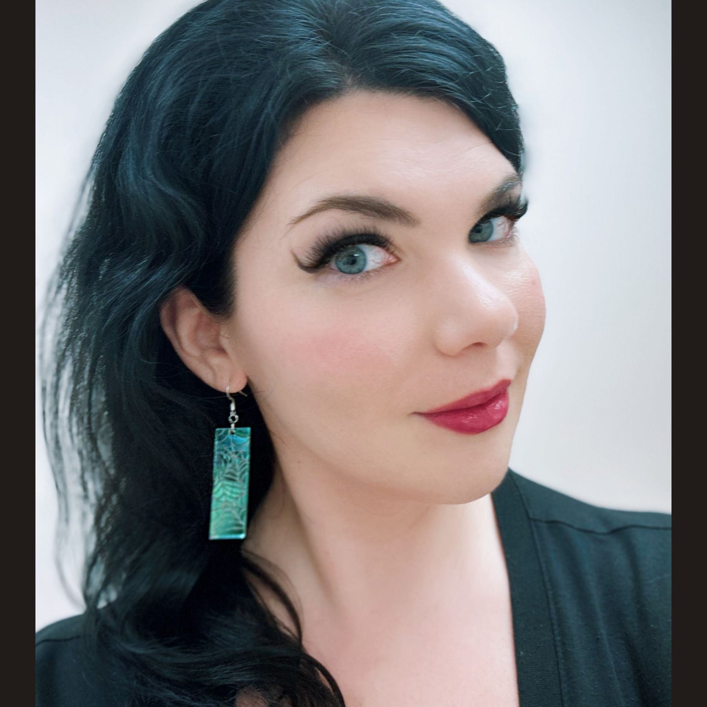 Iridescent Spiderweb Earrings - Driftless Enchantments