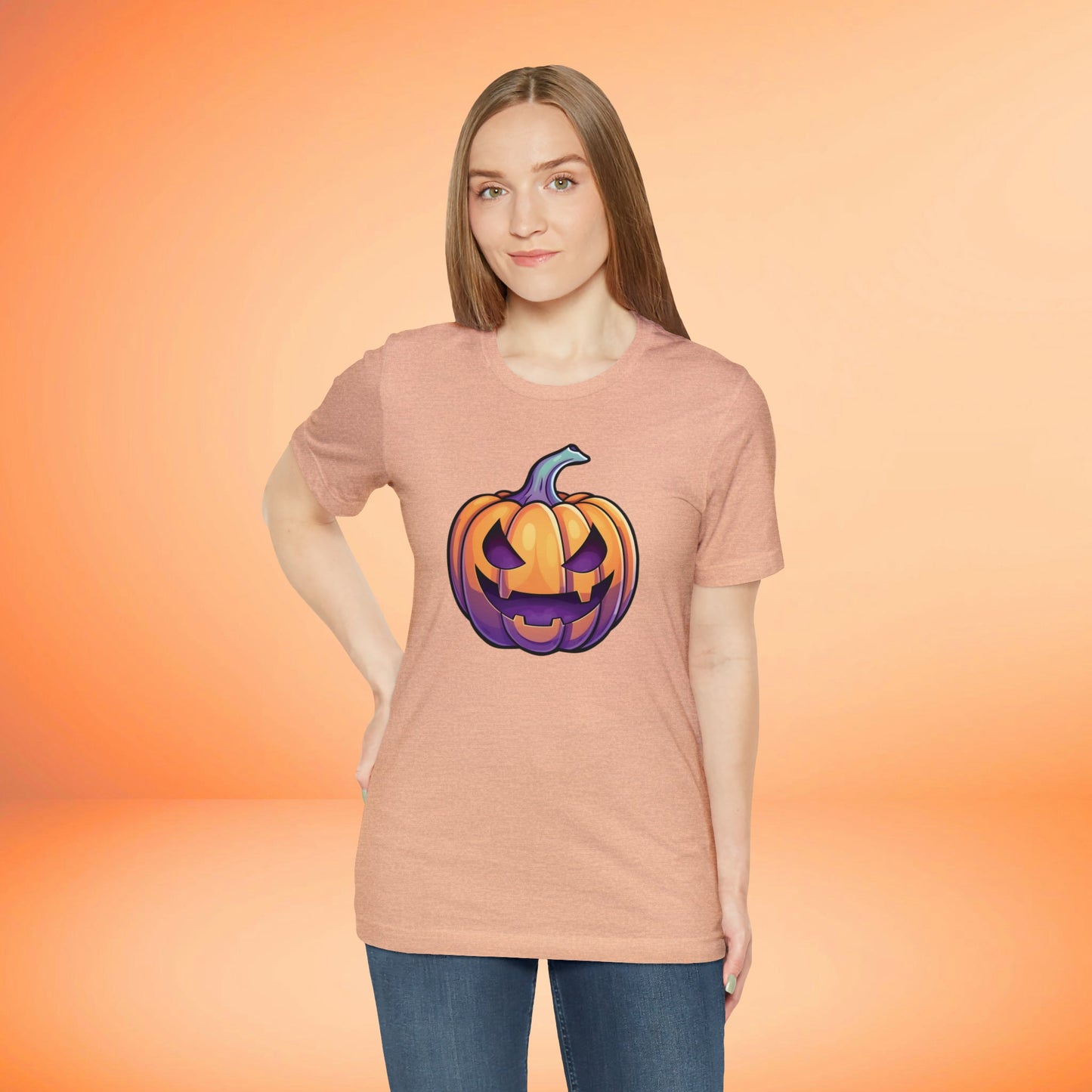 Jack-o-Lantern Unisex Jersey Short Sleeve Tee - Driftless Enchantments