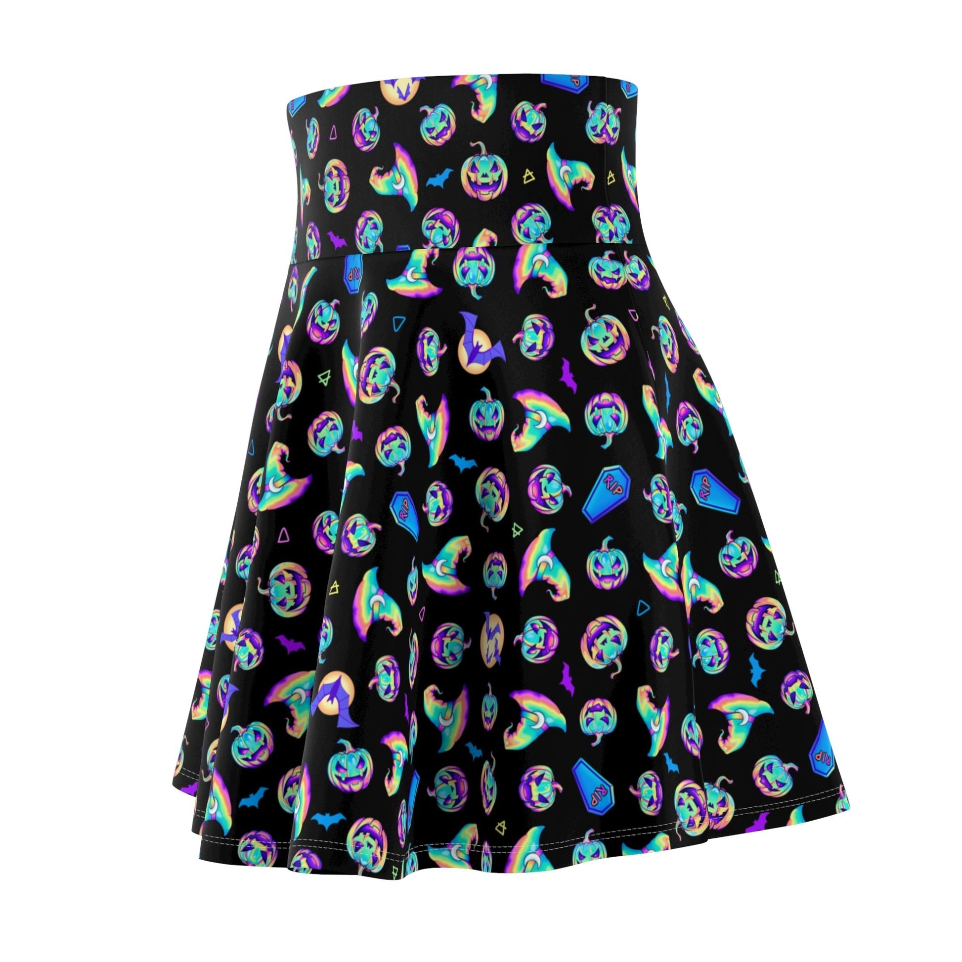 Jacks, Bats, & Witch Hats Halloween Skater Skirt - Driftless Enchantments