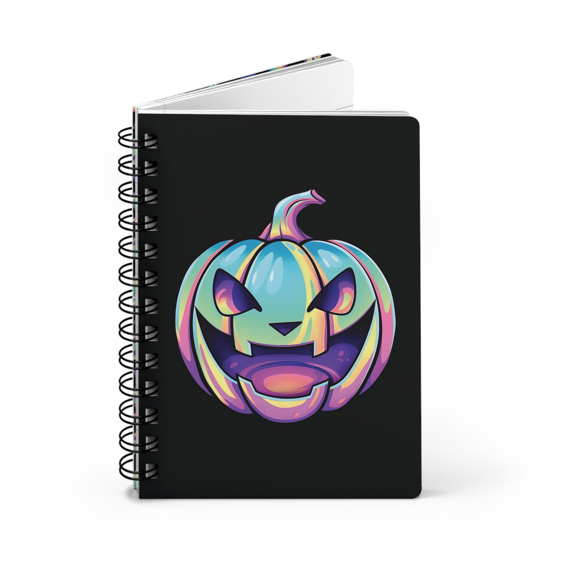 Jag-o'-Lantern Spiral Bound Journal - Black - Driftless Enchantments