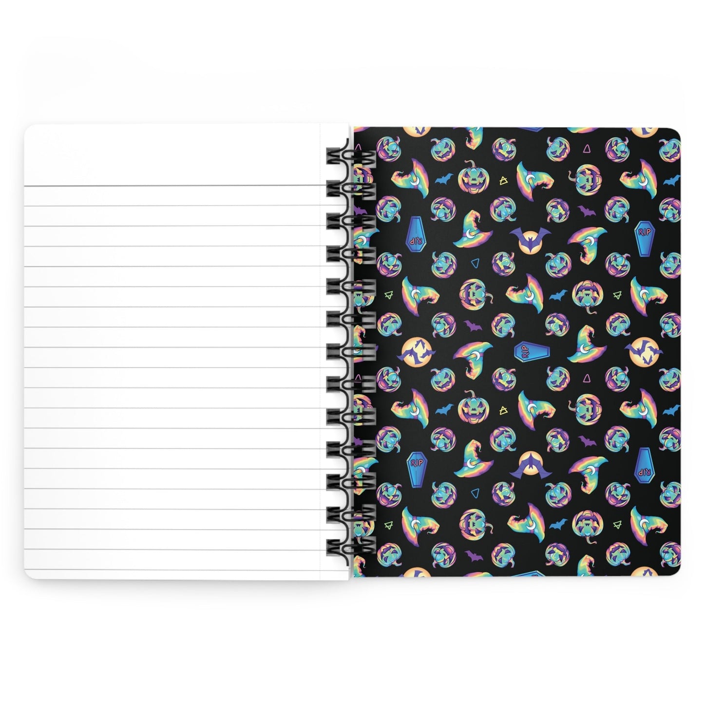 Jag-o'-Lantern Spiral Bound Journal - Black - Driftless Enchantments