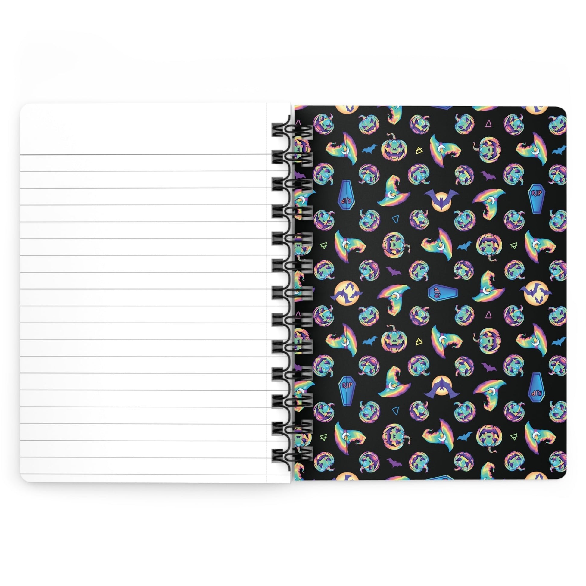 Jag-o'-Lantern Spiral Bound Journal - Black - Driftless Enchantments