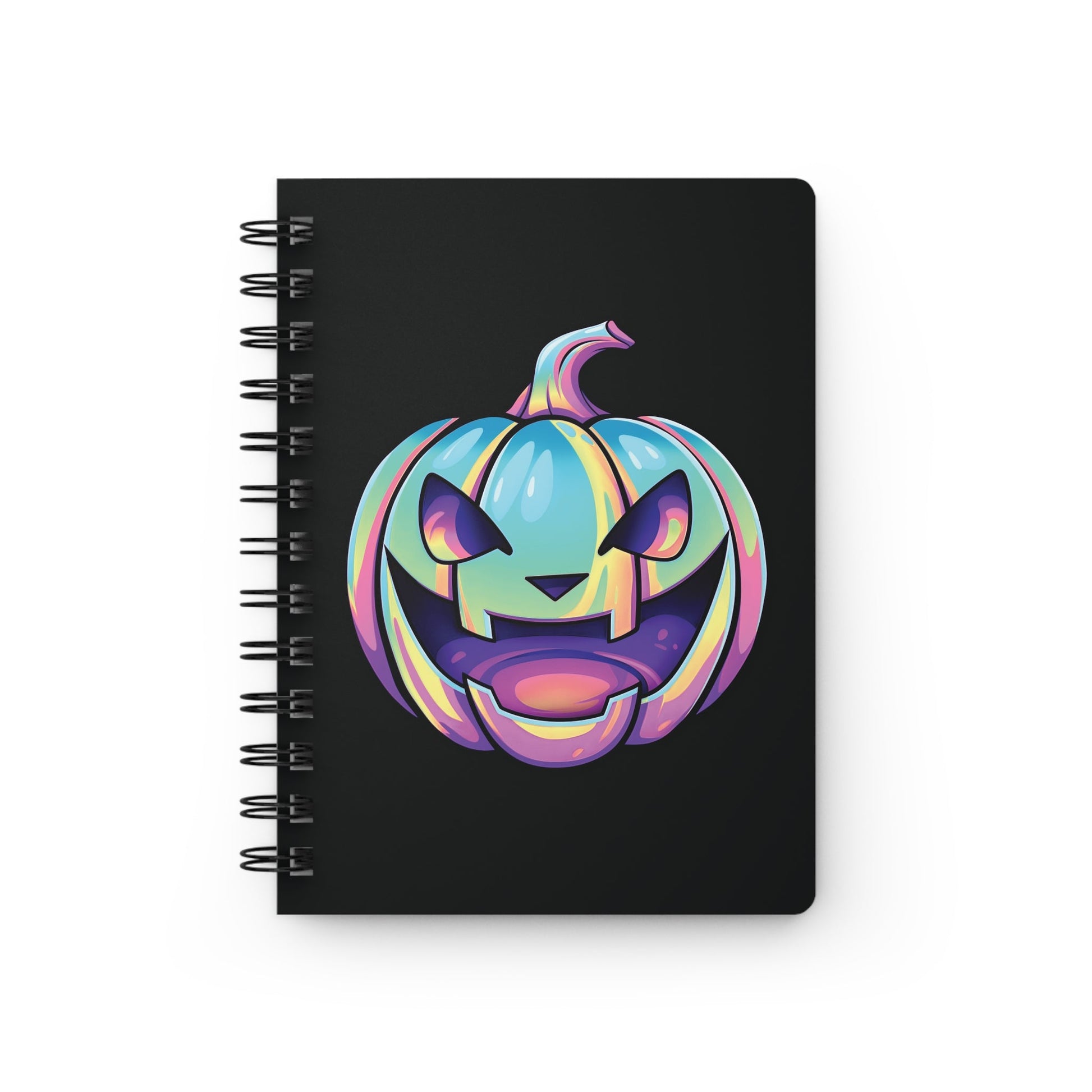 Jag-o'-Lantern Spiral Bound Journal - Black - Driftless Enchantments