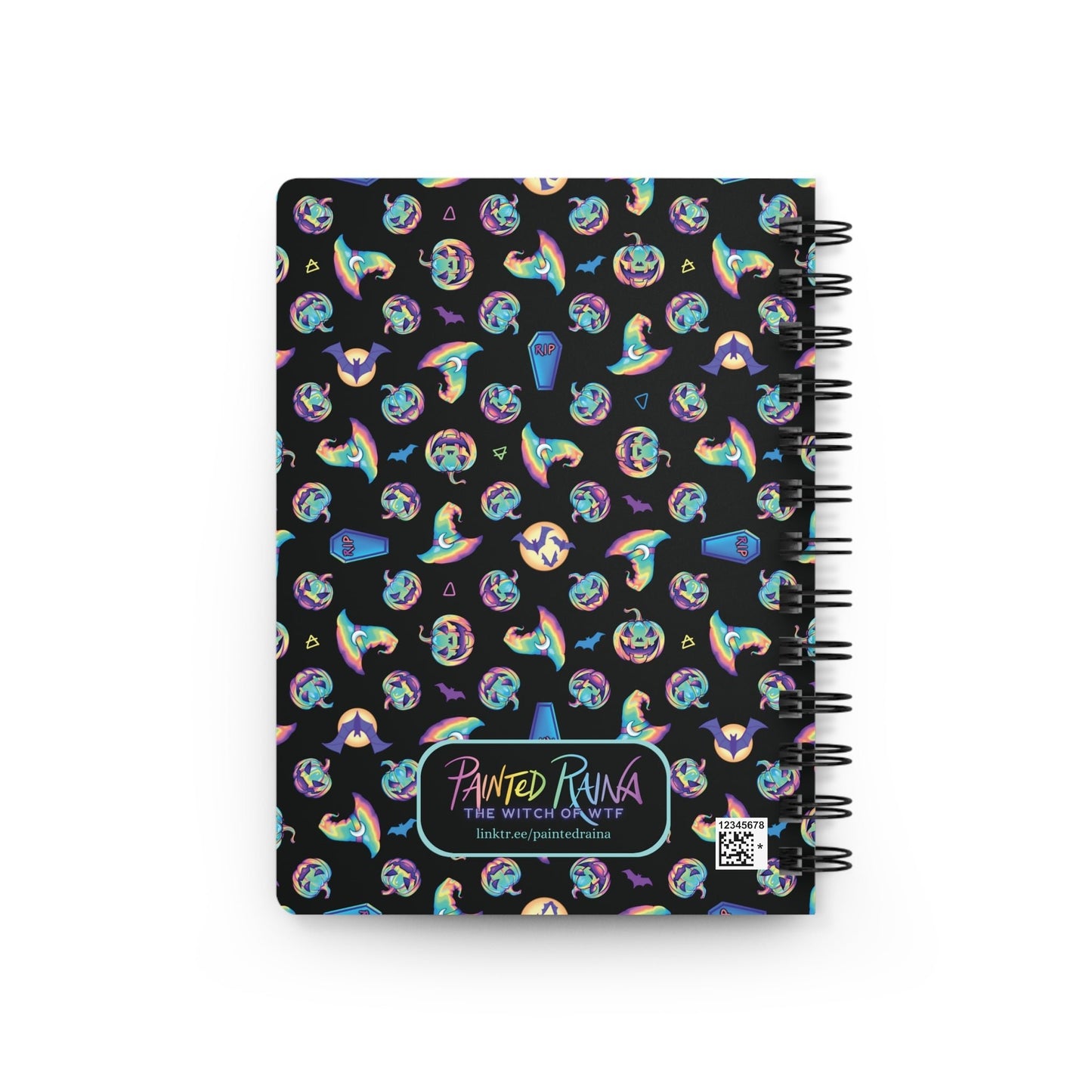 Jag-o'-Lantern Spiral Bound Journal - Black - Driftless Enchantments