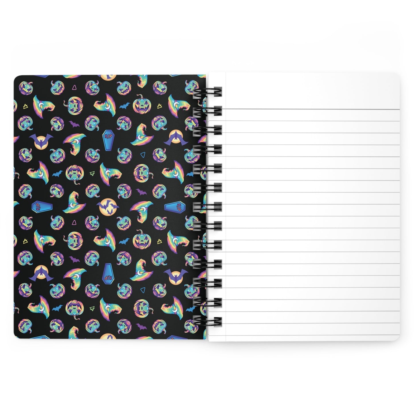 Jag-o'-Lantern Spiral Bound Journal - Black - Driftless Enchantments