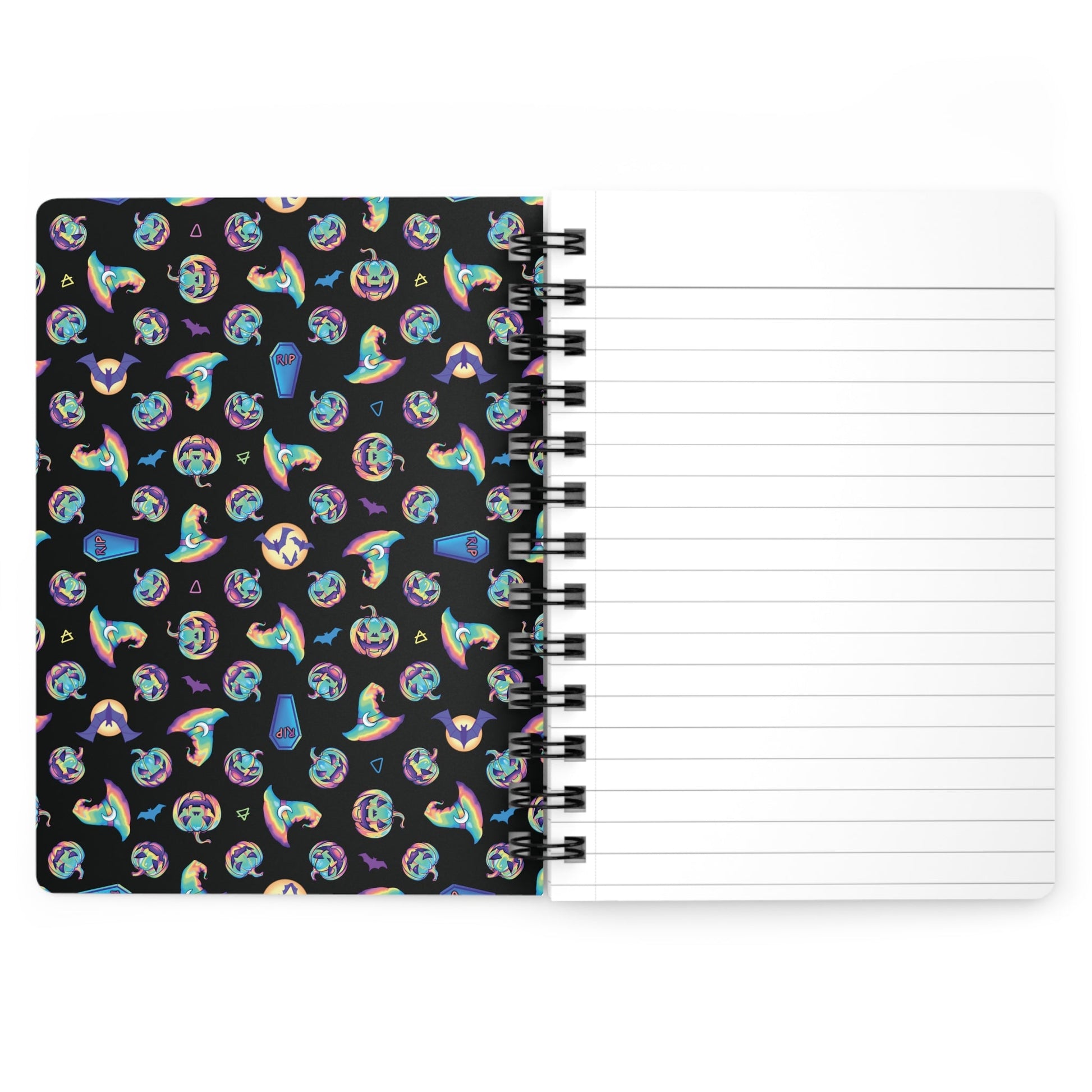 Jag-o'-Lantern Spiral Bound Journal - Black - Driftless Enchantments