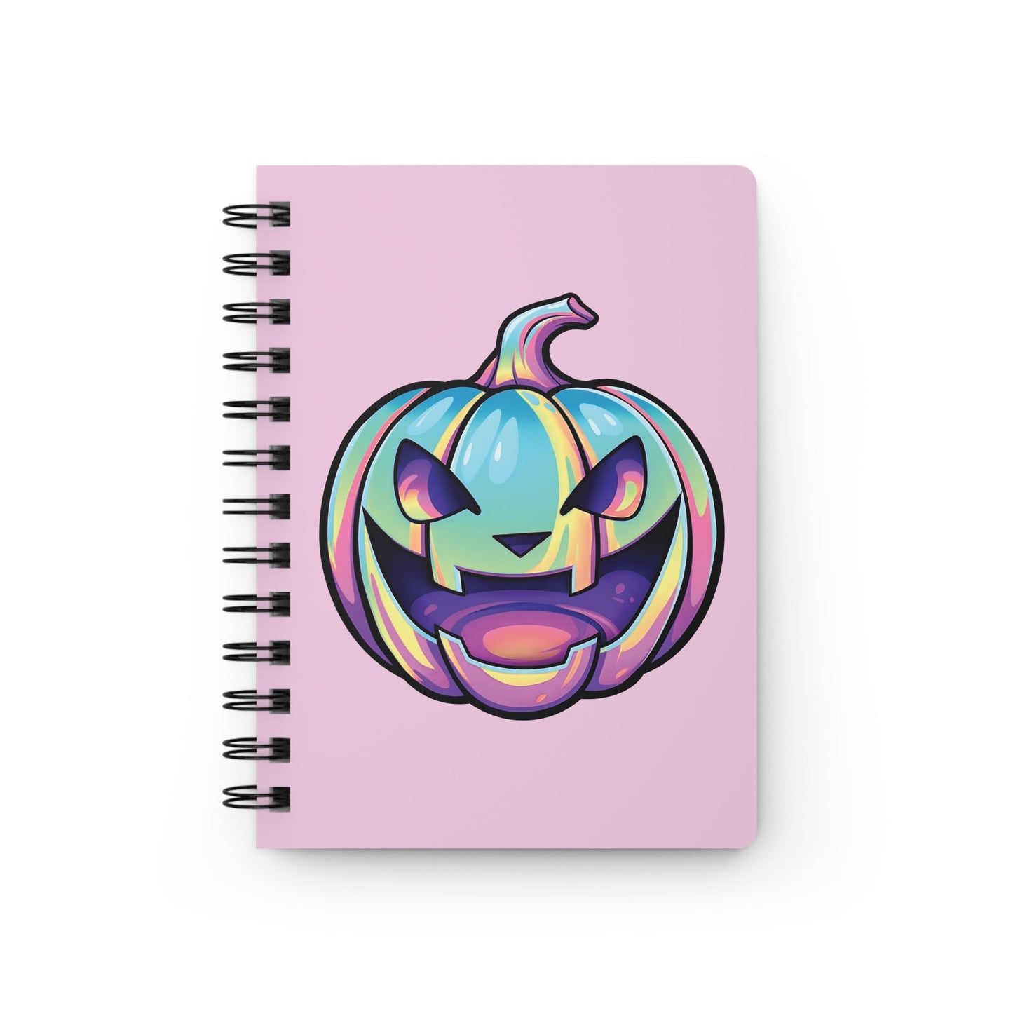 Jag-o'-Lantern Spiral Bound Journal - Pink - Driftless Enchantments