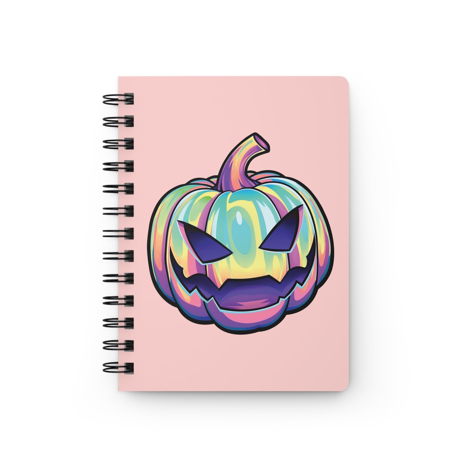 Joke-o'-Lantern Spiral Bound Journal - Coral - Driftless Enchantments