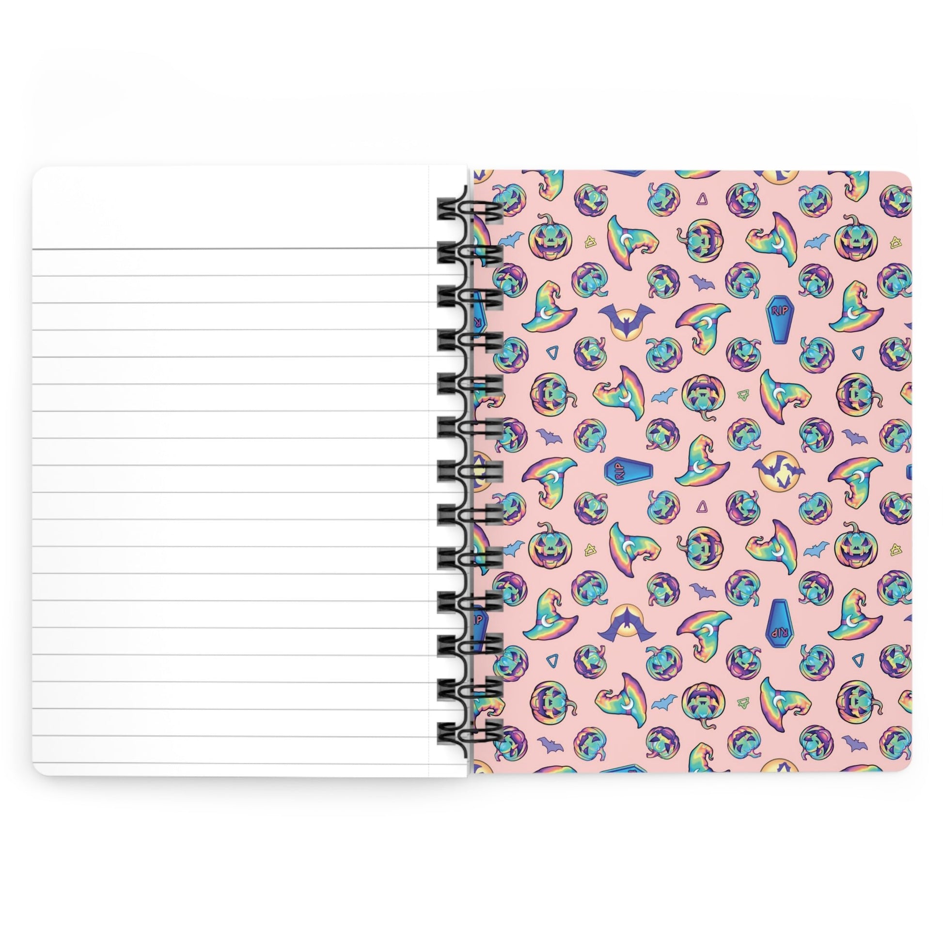 Joke-o'-Lantern Spiral Bound Journal - Coral - Driftless Enchantments
