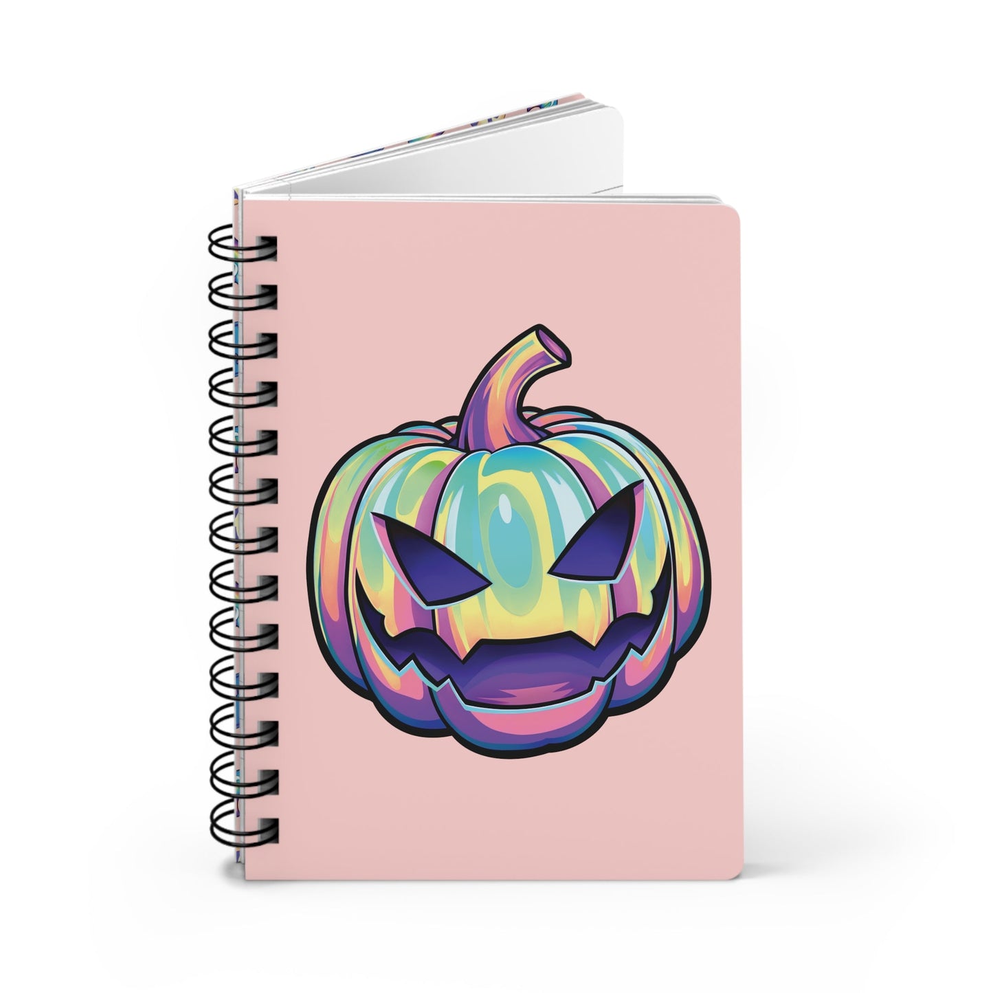 Joke-o'-Lantern Spiral Bound Journal - Coral - Driftless Enchantments