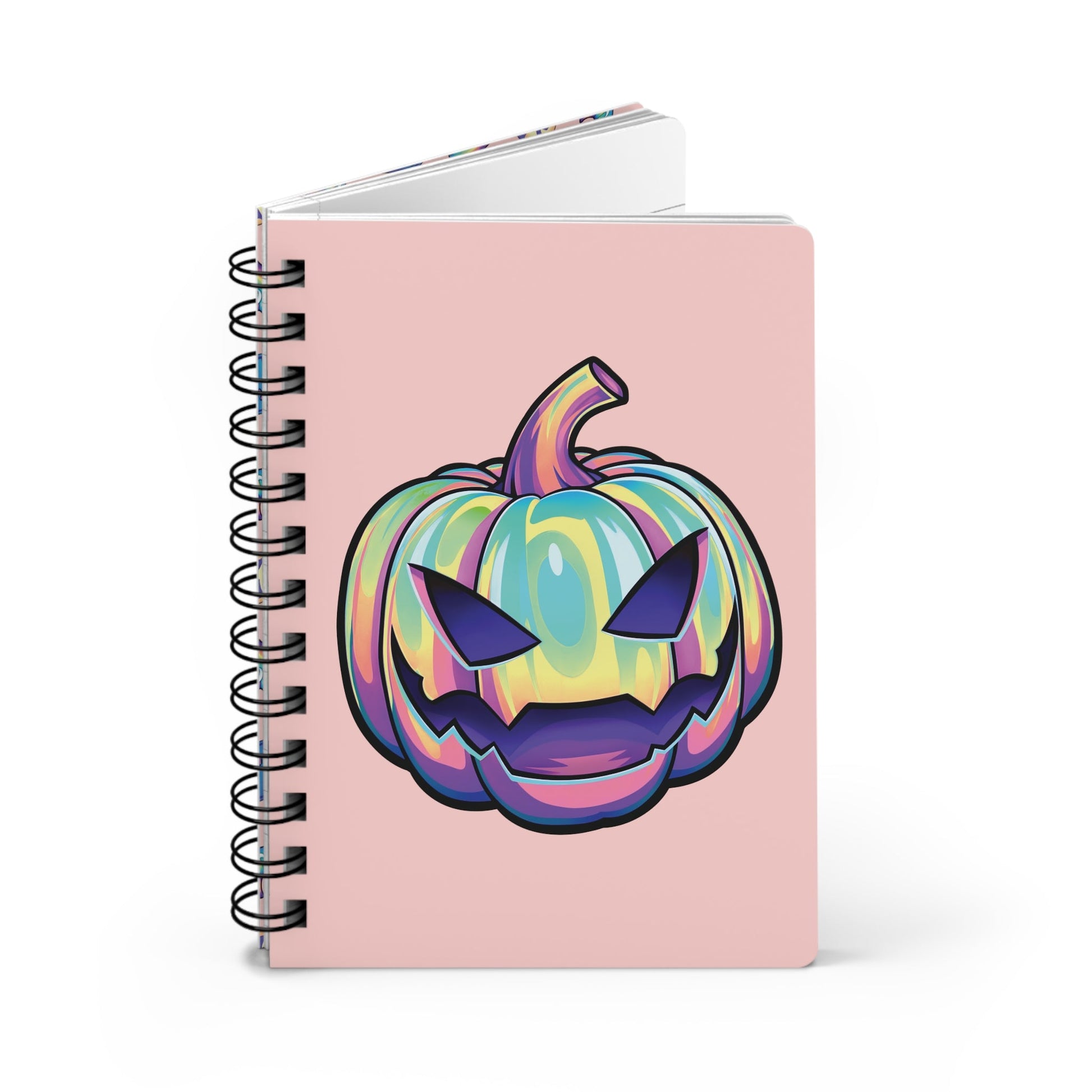 Joke-o'-Lantern Spiral Bound Journal - Coral - Driftless Enchantments