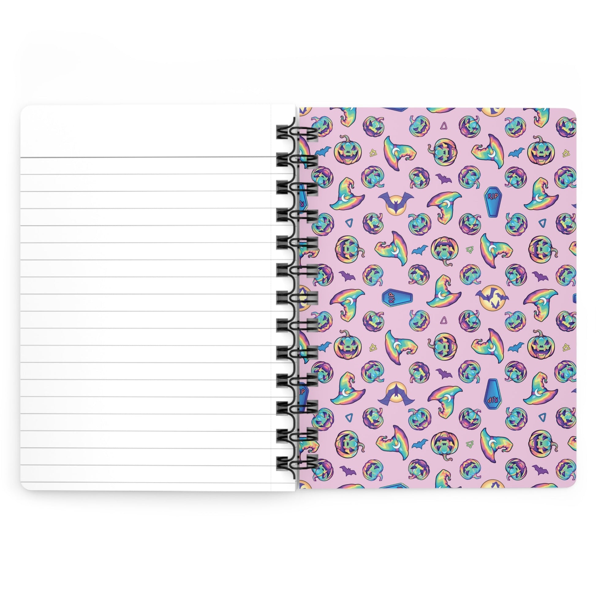 Joke-o'-Lantern Spiral Bound Journal - Pink - Driftless Enchantments