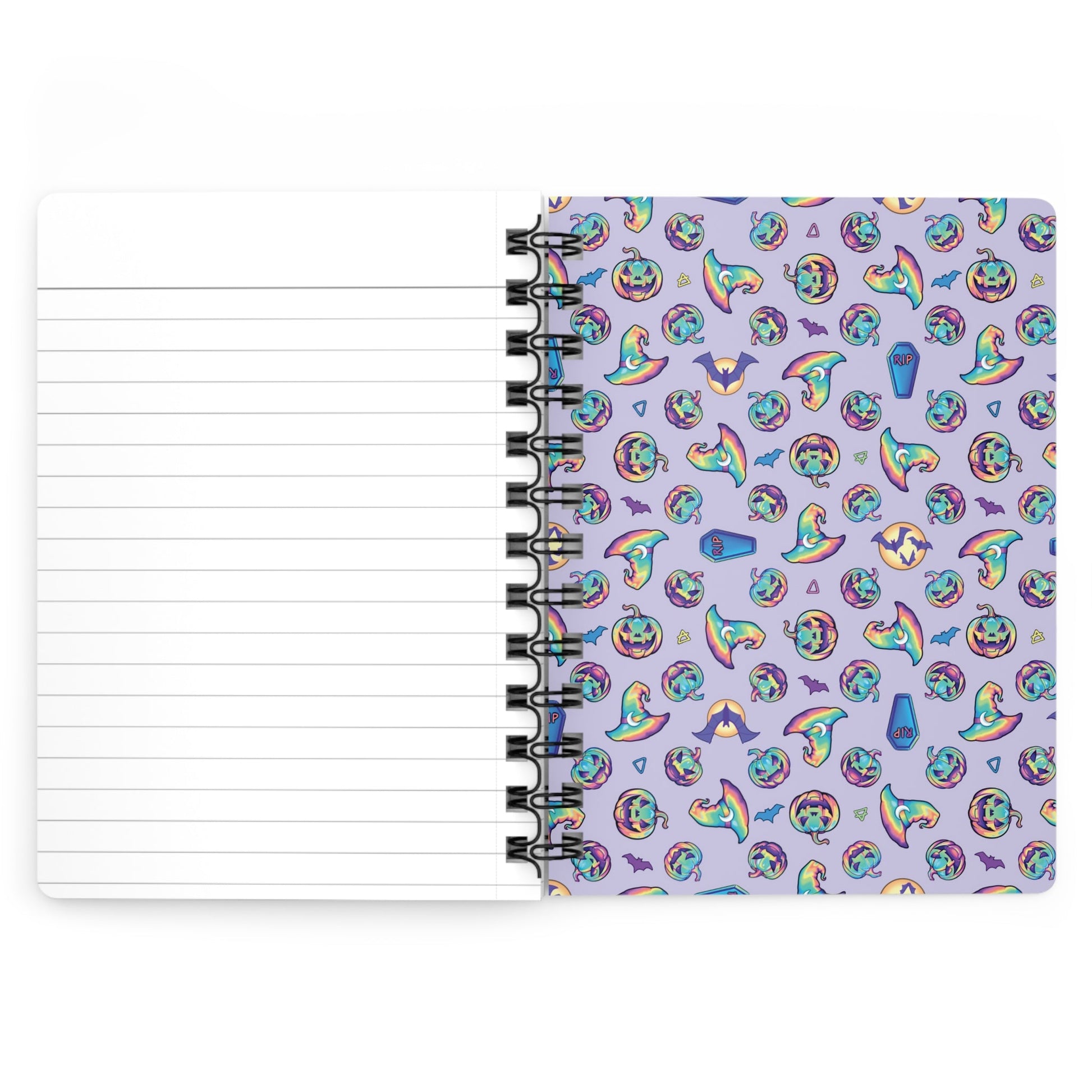 Joke-o'-Lantern Spiral Bound Journal - Violet - Driftless Enchantments