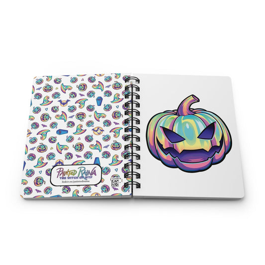 Joke-o'-Lantern Spiral Bound Journal - White - Driftless Enchantments