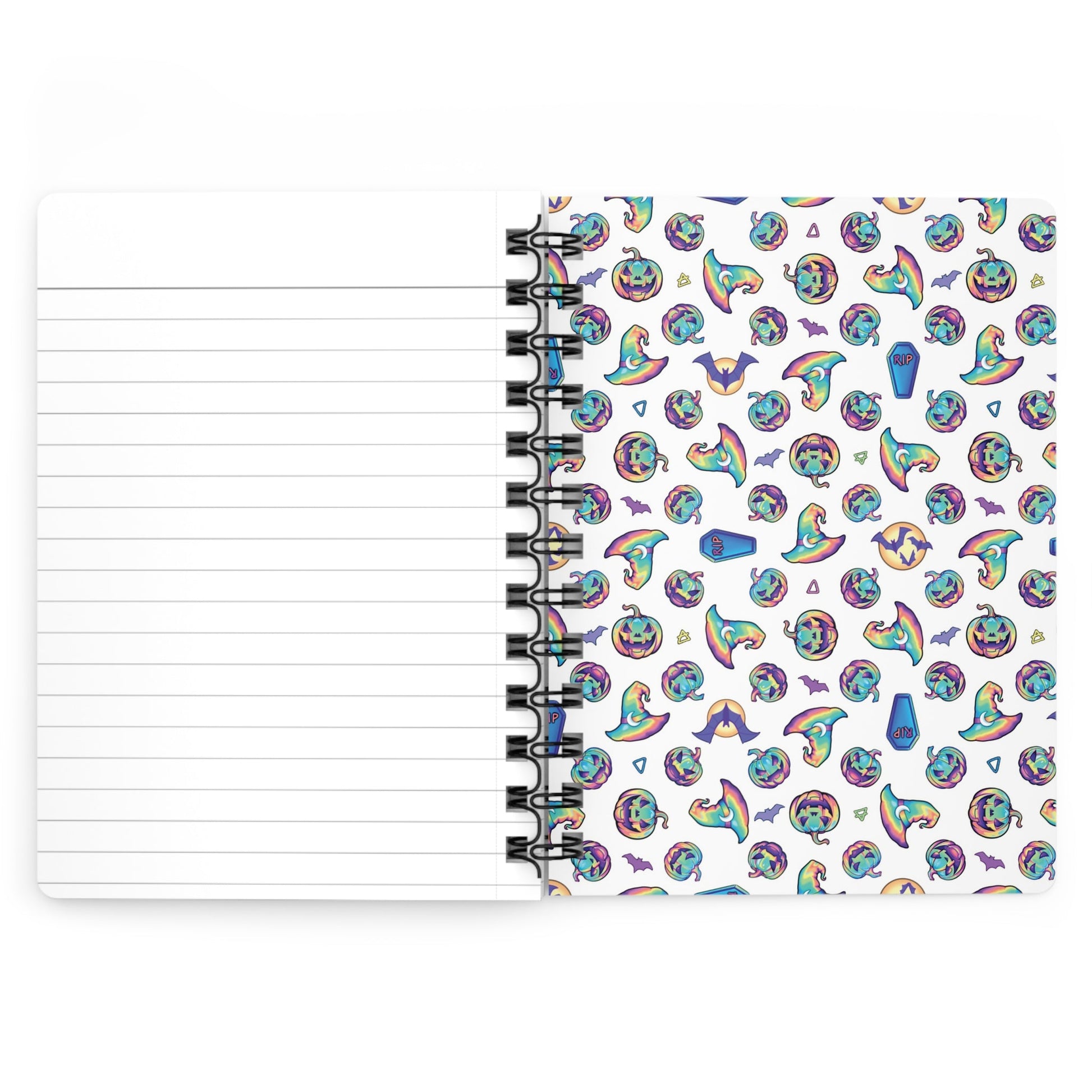 Joke-o'-Lantern Spiral Bound Journal - White - Driftless Enchantments