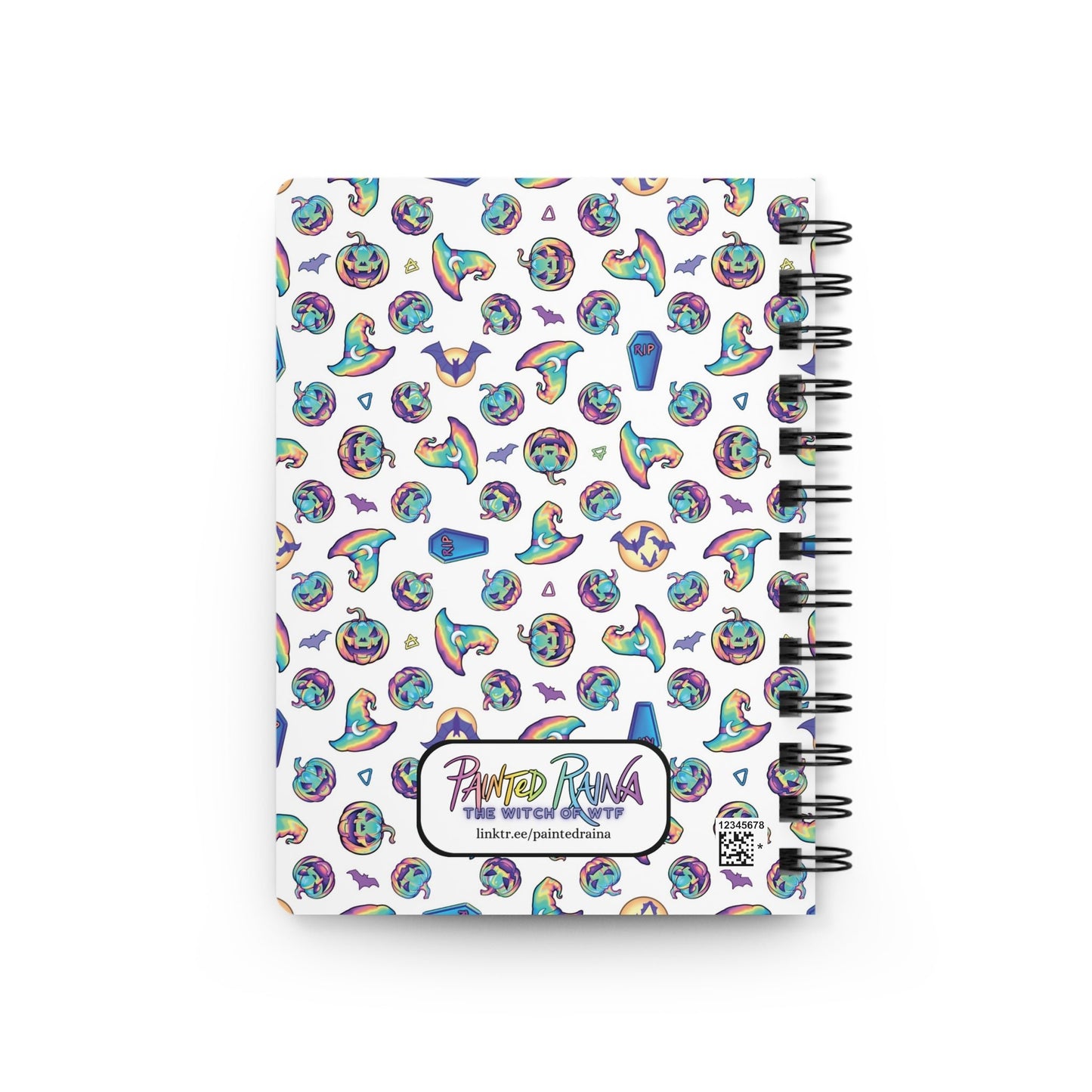 Joke-o'-Lantern Spiral Bound Journal - White - Driftless Enchantments