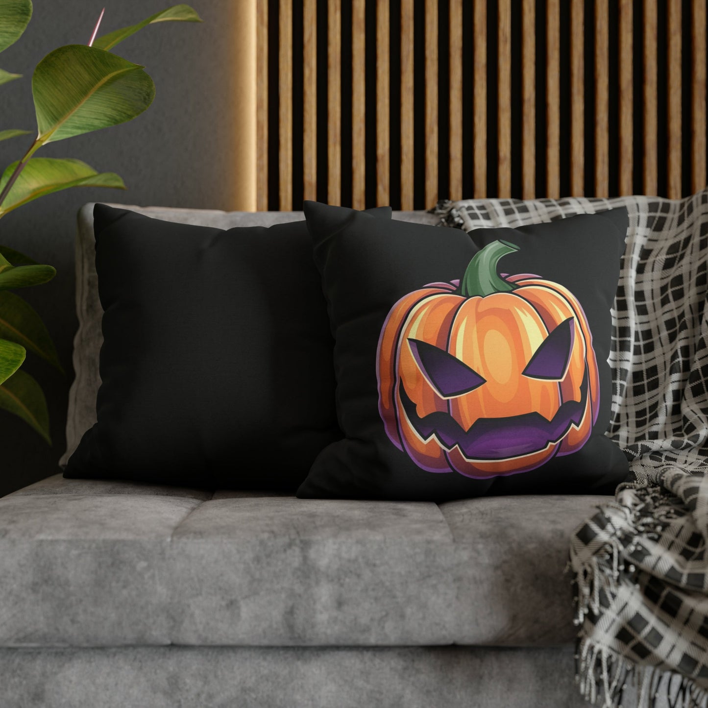 Joke-o’-Lantern Square Pillow Case - Driftless Enchantments