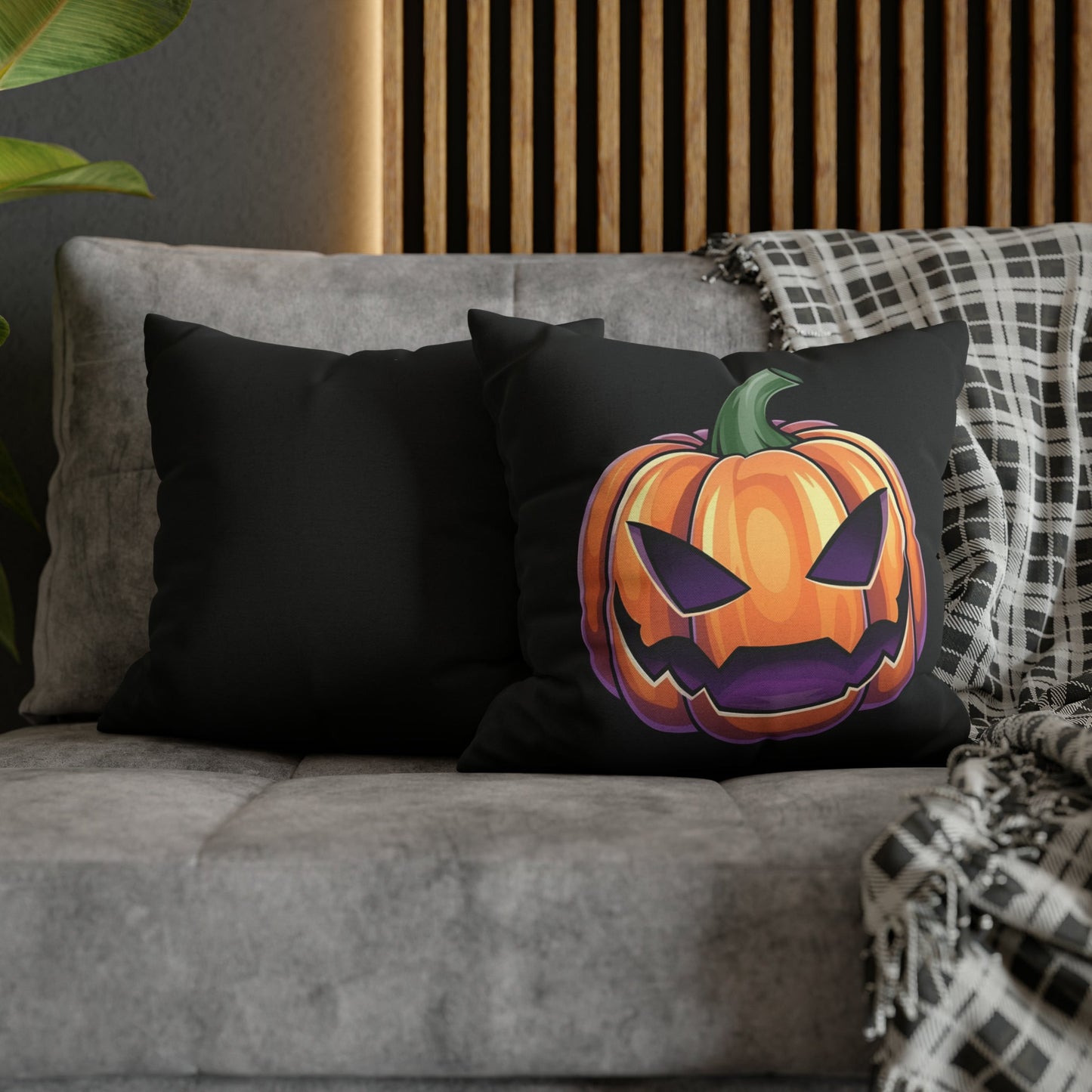Joke-o’-Lantern Square Pillow Case - Driftless Enchantments