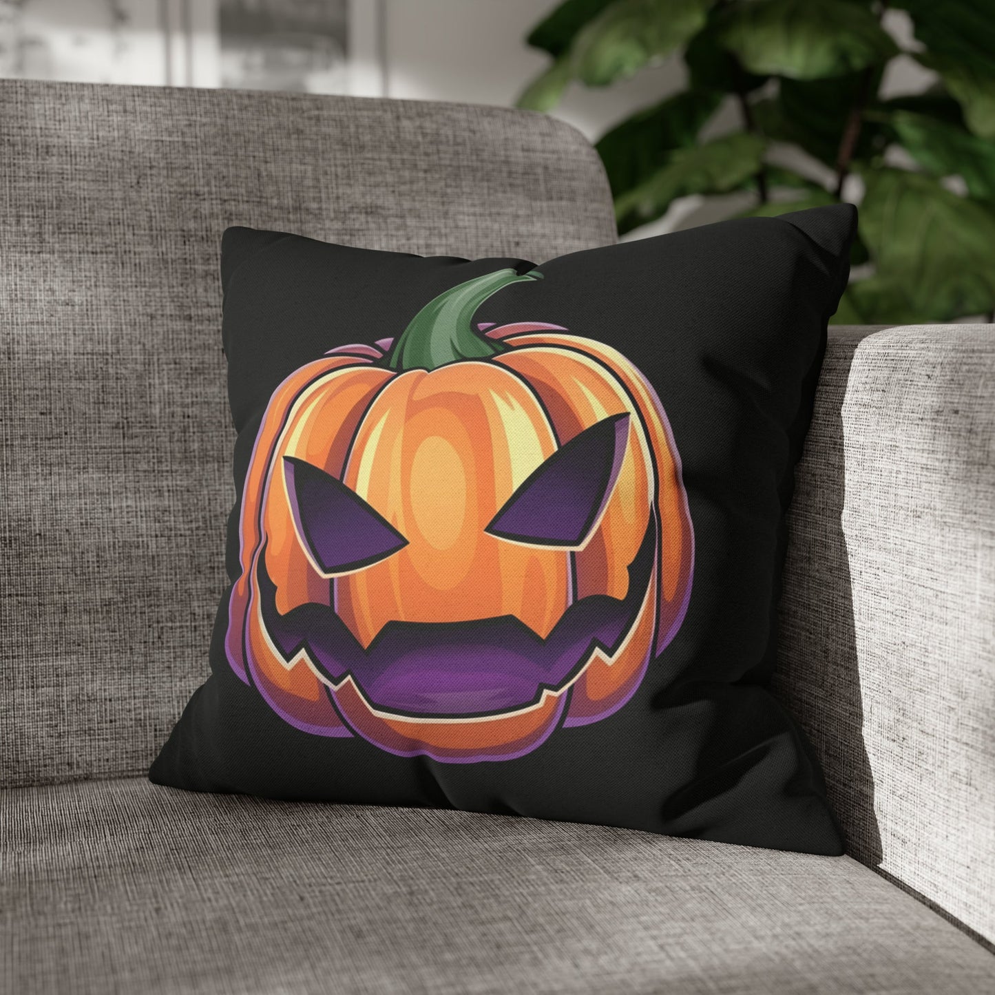 Joke-o’-Lantern Square Pillow Case - Driftless Enchantments