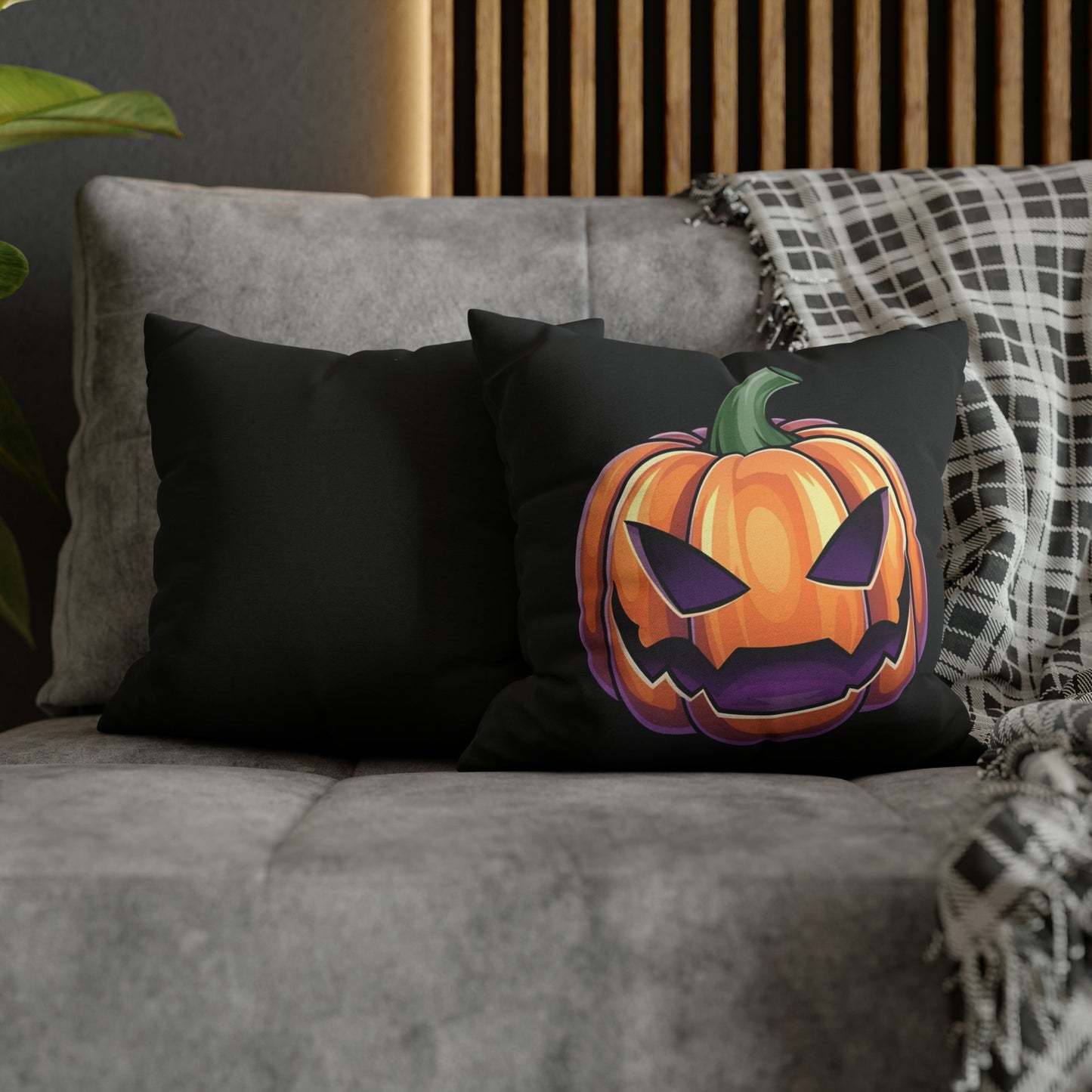 Joke-o’-Lantern Square Pillow Case - Driftless Enchantments