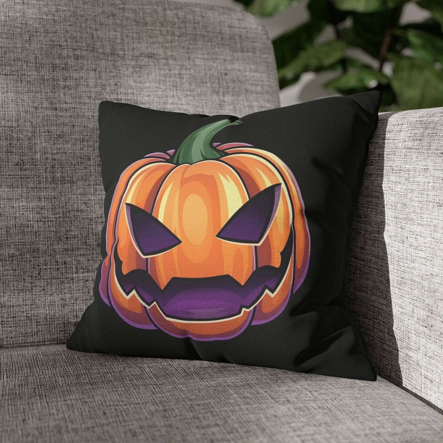 Joke-o’-Lantern Square Pillow Case - Driftless Enchantments