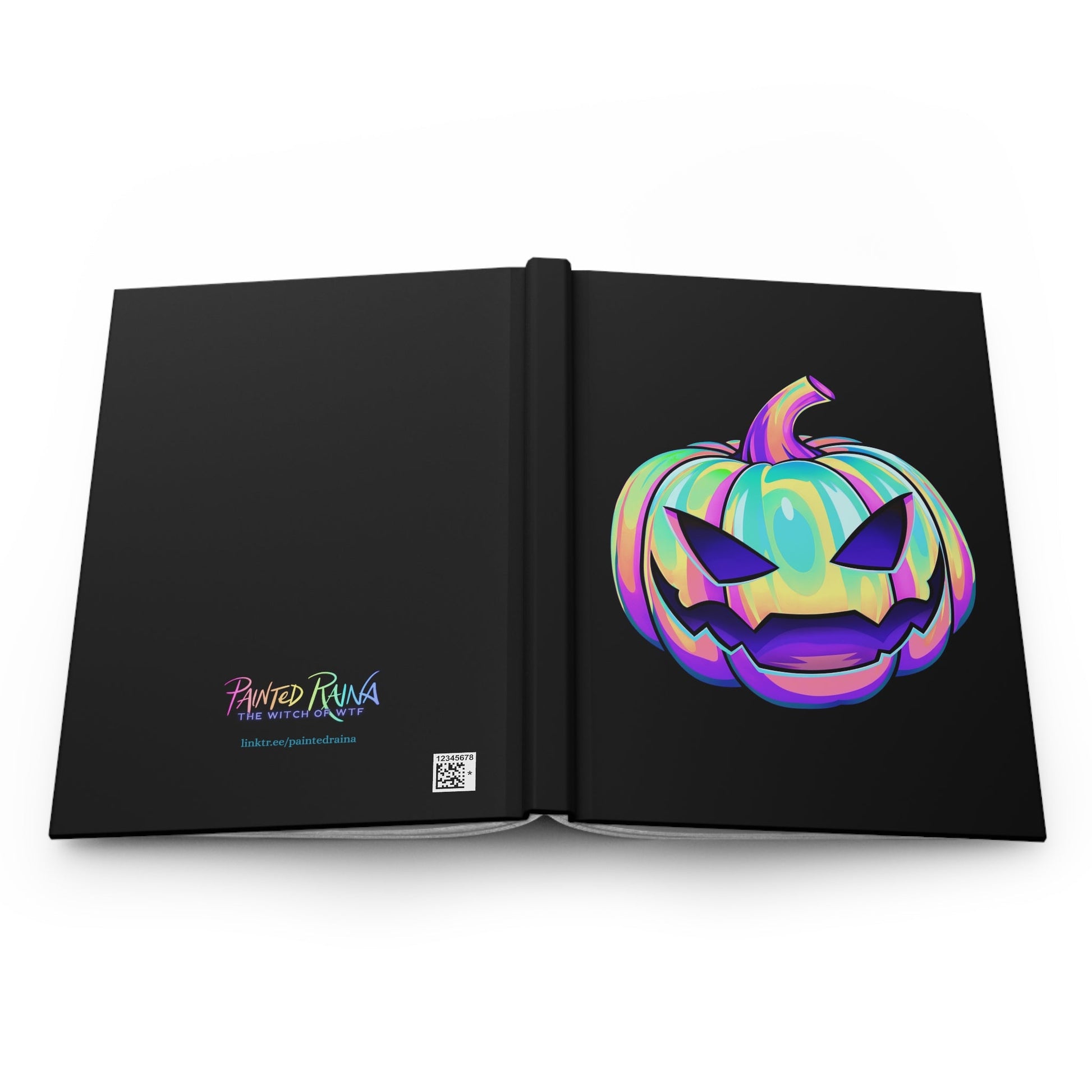 Joker Jack-o'-Lantern Hardcover Journal - Driftless Enchantments