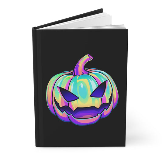 Joker Jack-o'-Lantern Hardcover Journal - Driftless Enchantments