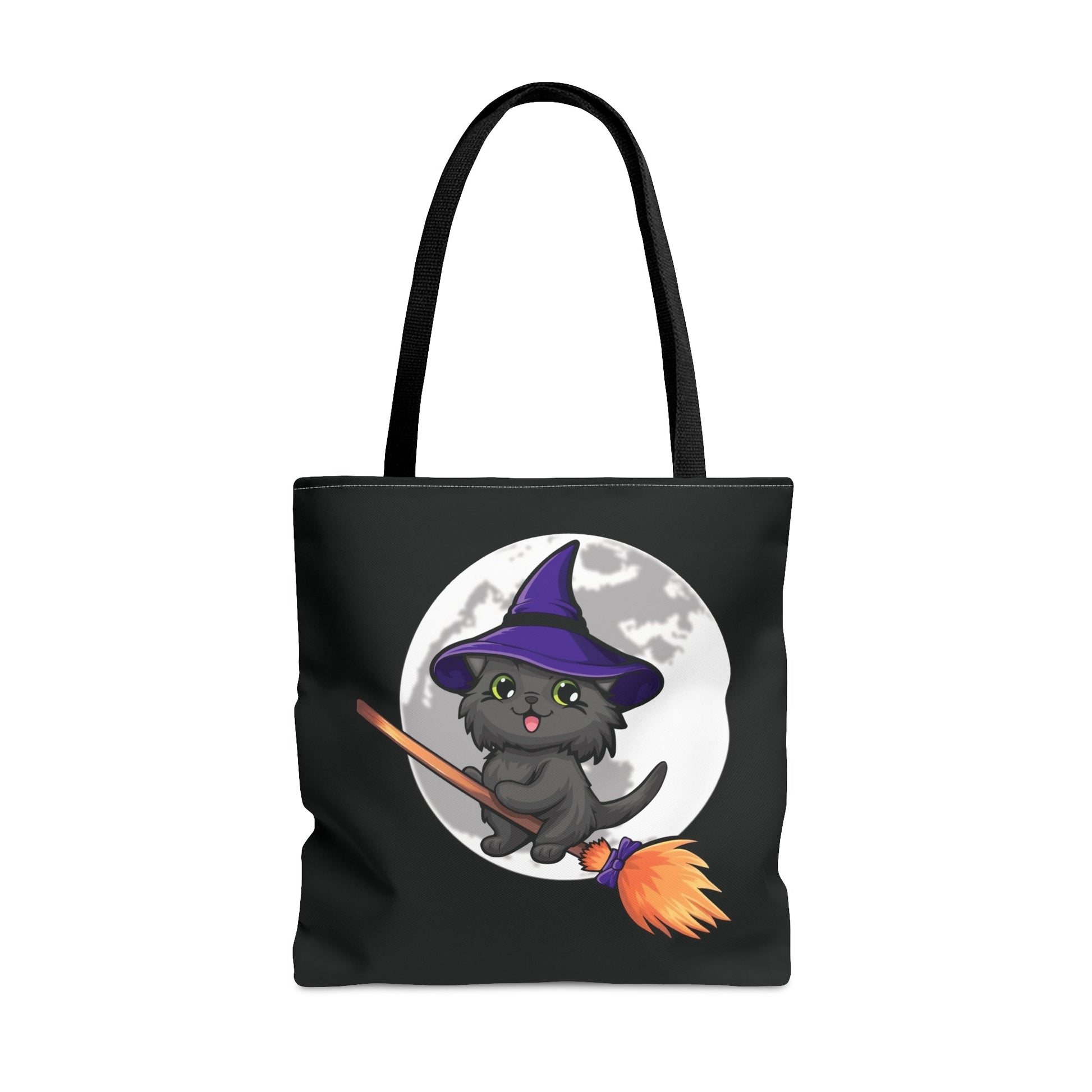 Kitty Flew Over the Moon Tote Bag - Driftless Enchantments