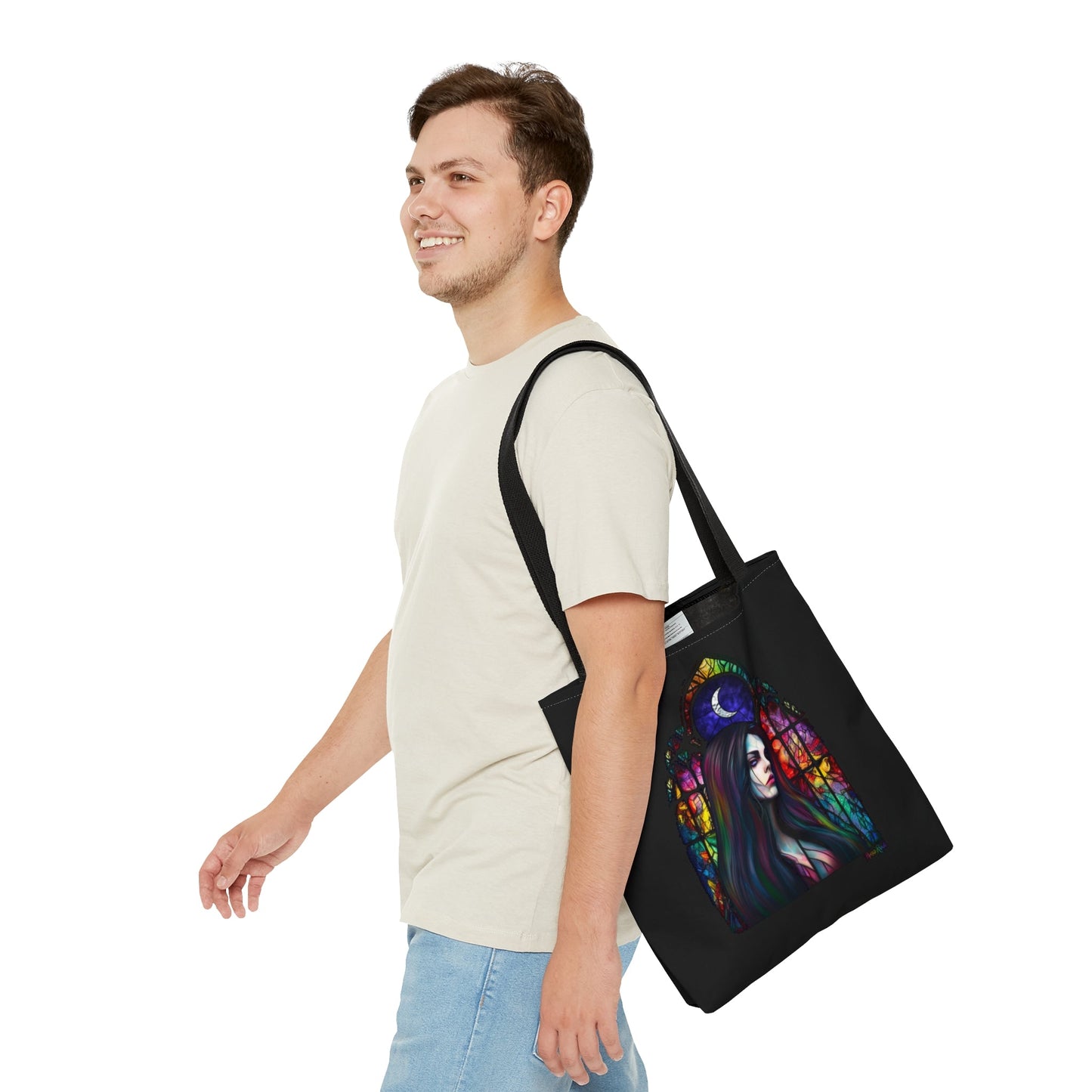 Lady in the Window Tote Bag - Driftless Enchantments