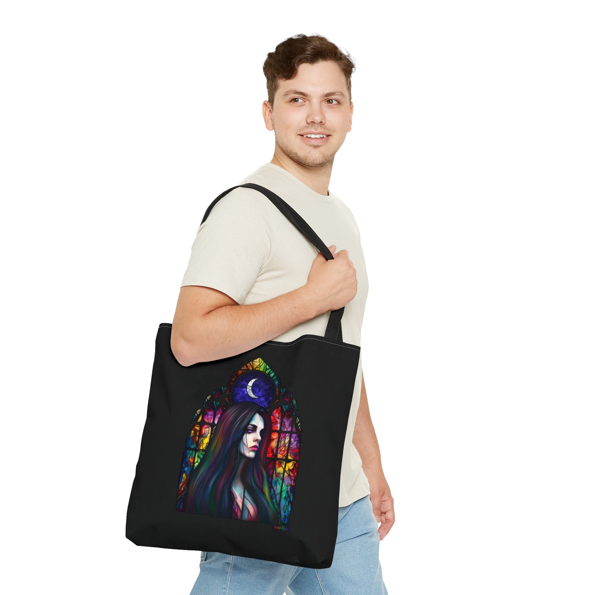 Lady in the Window Tote Bag - Driftless Enchantments