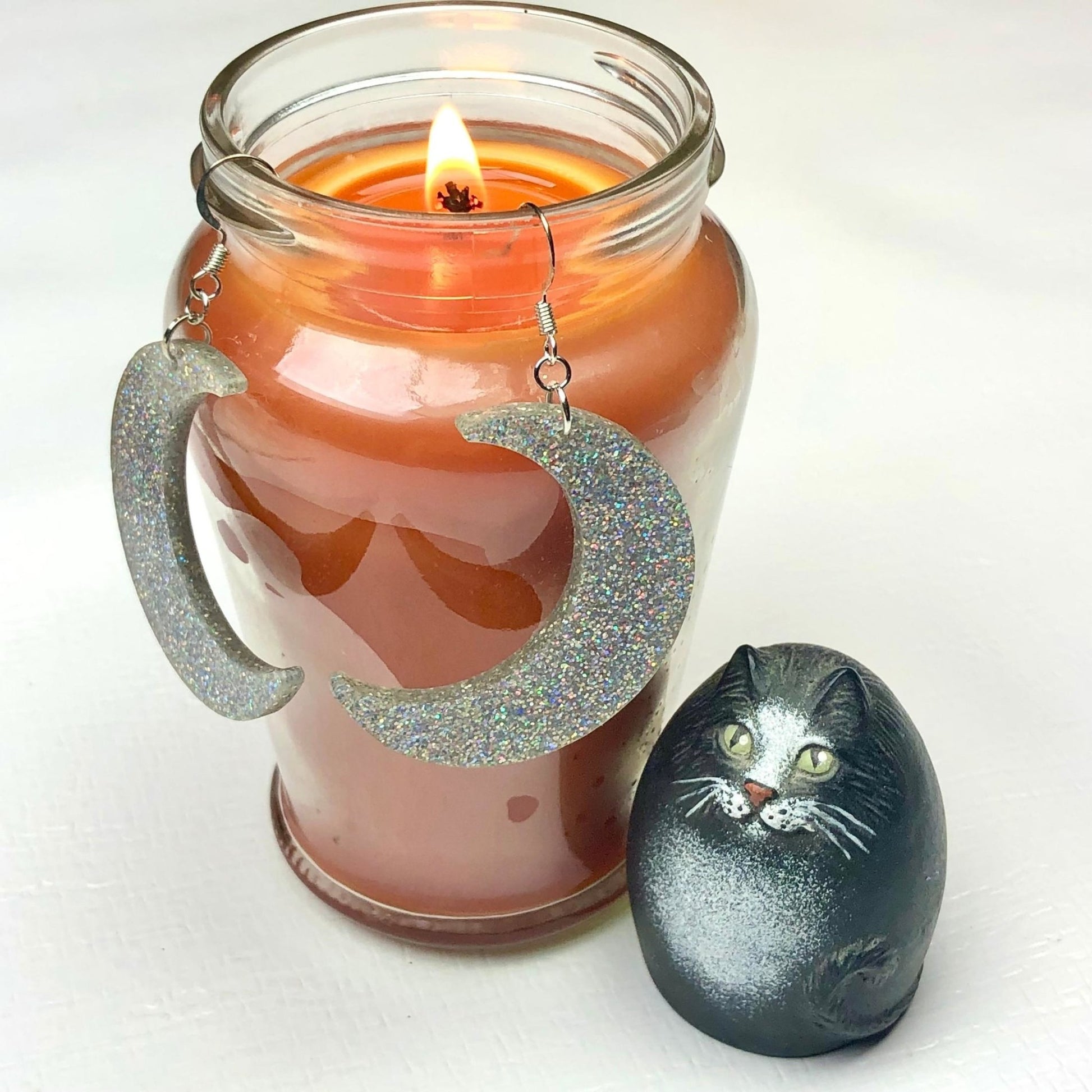Magical Crescent Moon Earrings - Driftless Enchantments