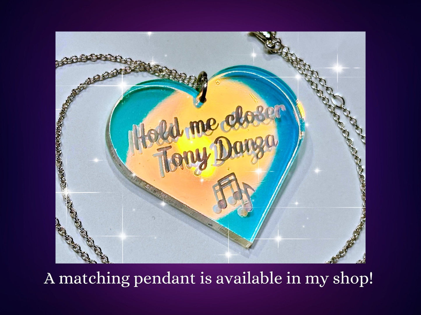 Misheard Lyrics Earrings | Hold Me Closer Tony Danza - Painted Raina