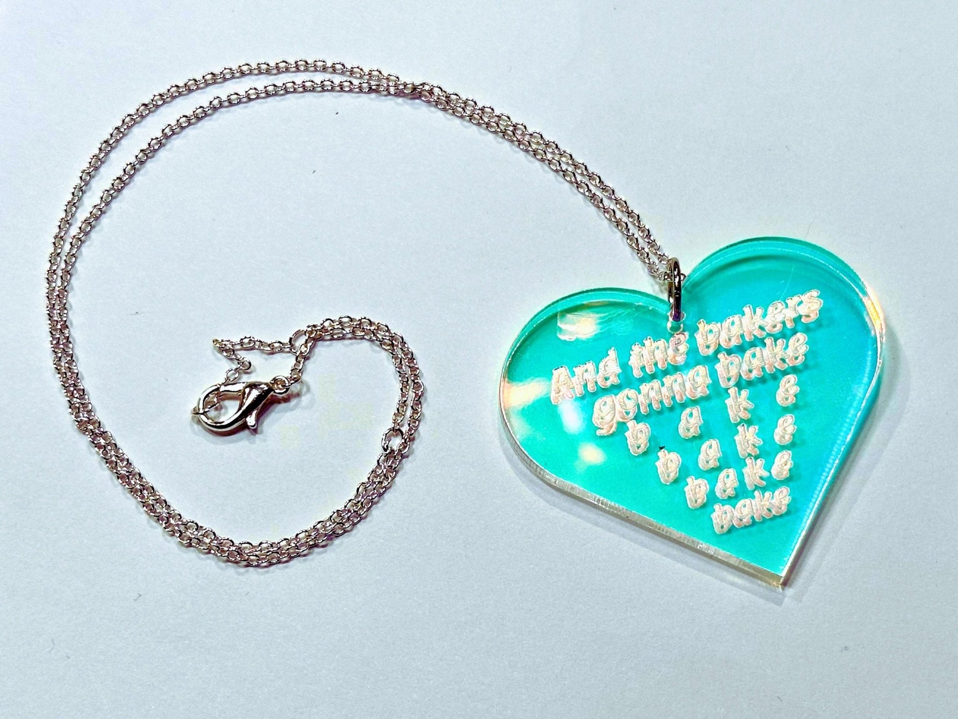Misheard Lyrics Pendant | Bakers Gonna Bake - Painted Raina