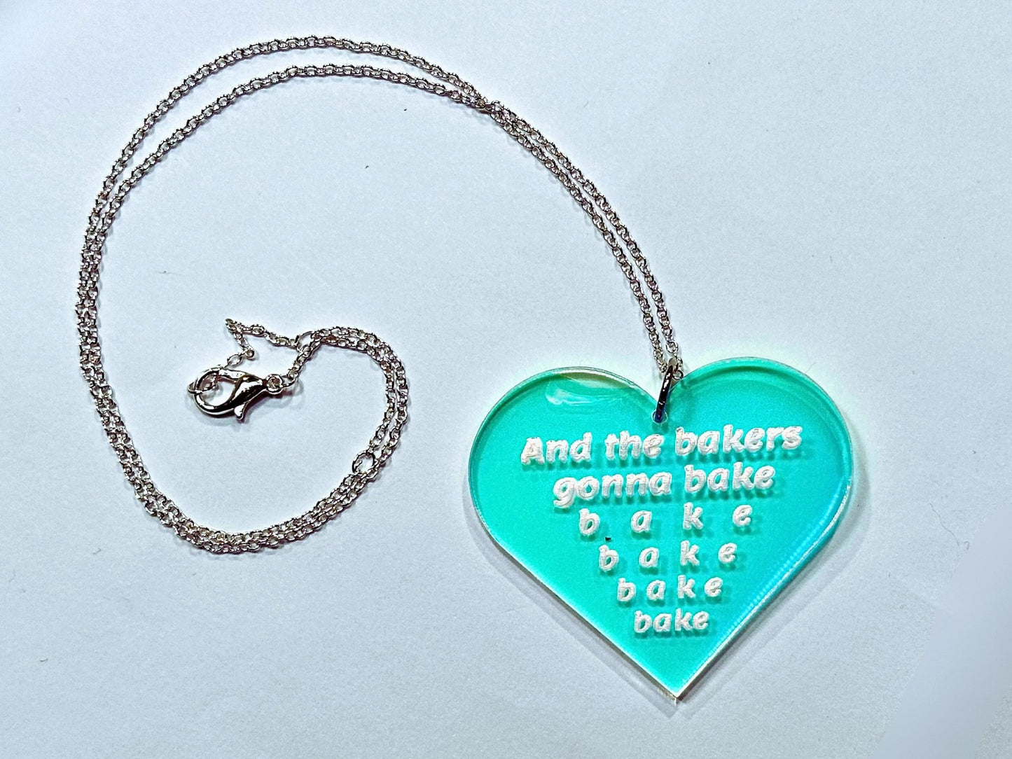 Misheard Lyrics Pendant | Bakers Gonna Bake - Painted Raina
