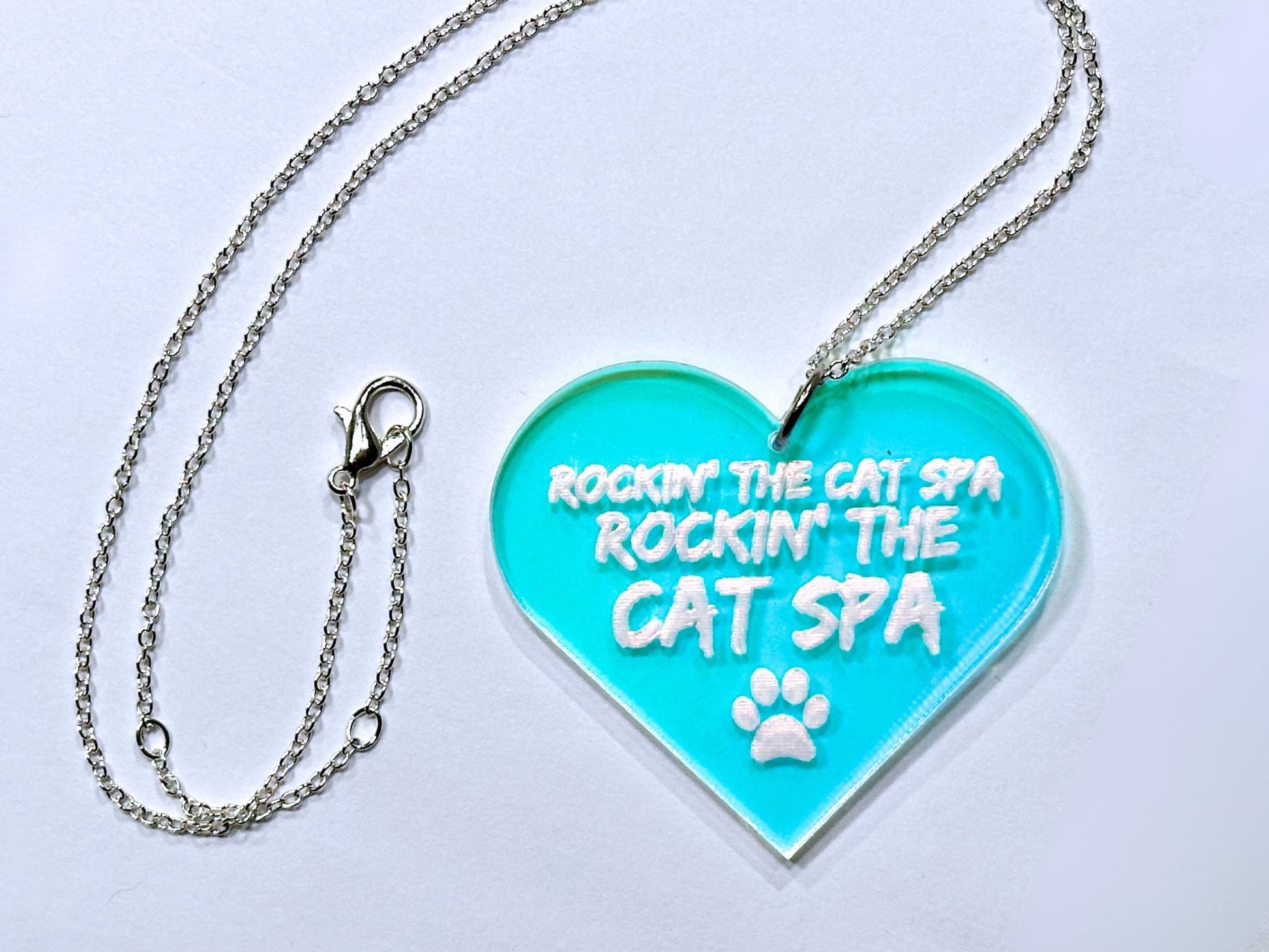 Misheard Lyrics Pendant | Rockin' the Cat Spa - Painted Raina