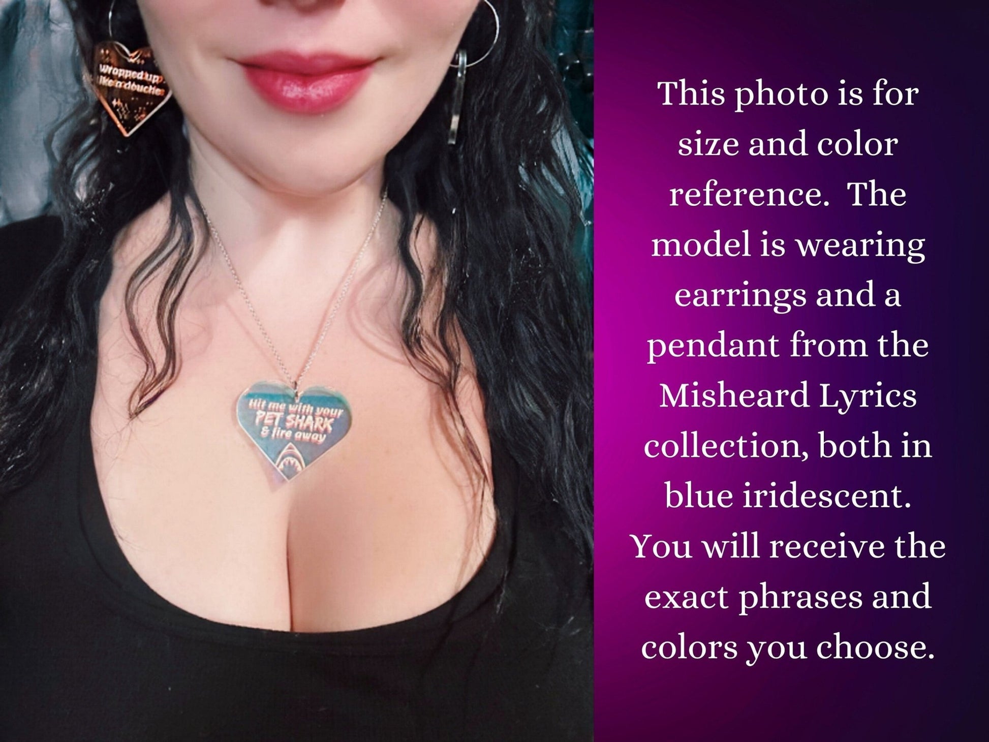 Misheard Lyrics Pendant | Rockin' the Cat Spa - Painted Raina