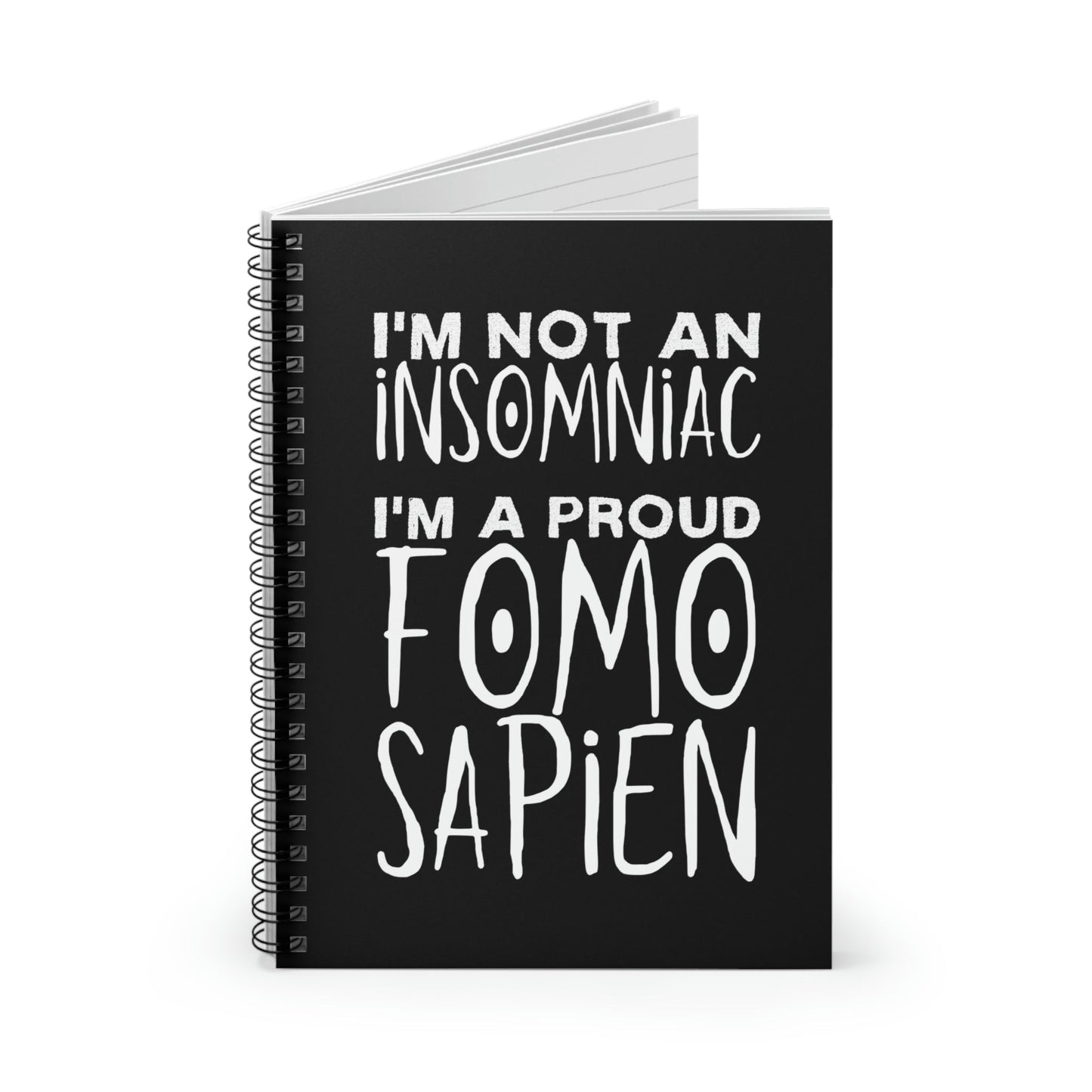 Not an Insomniac - Spiral Notebook - Driftless Enchantments