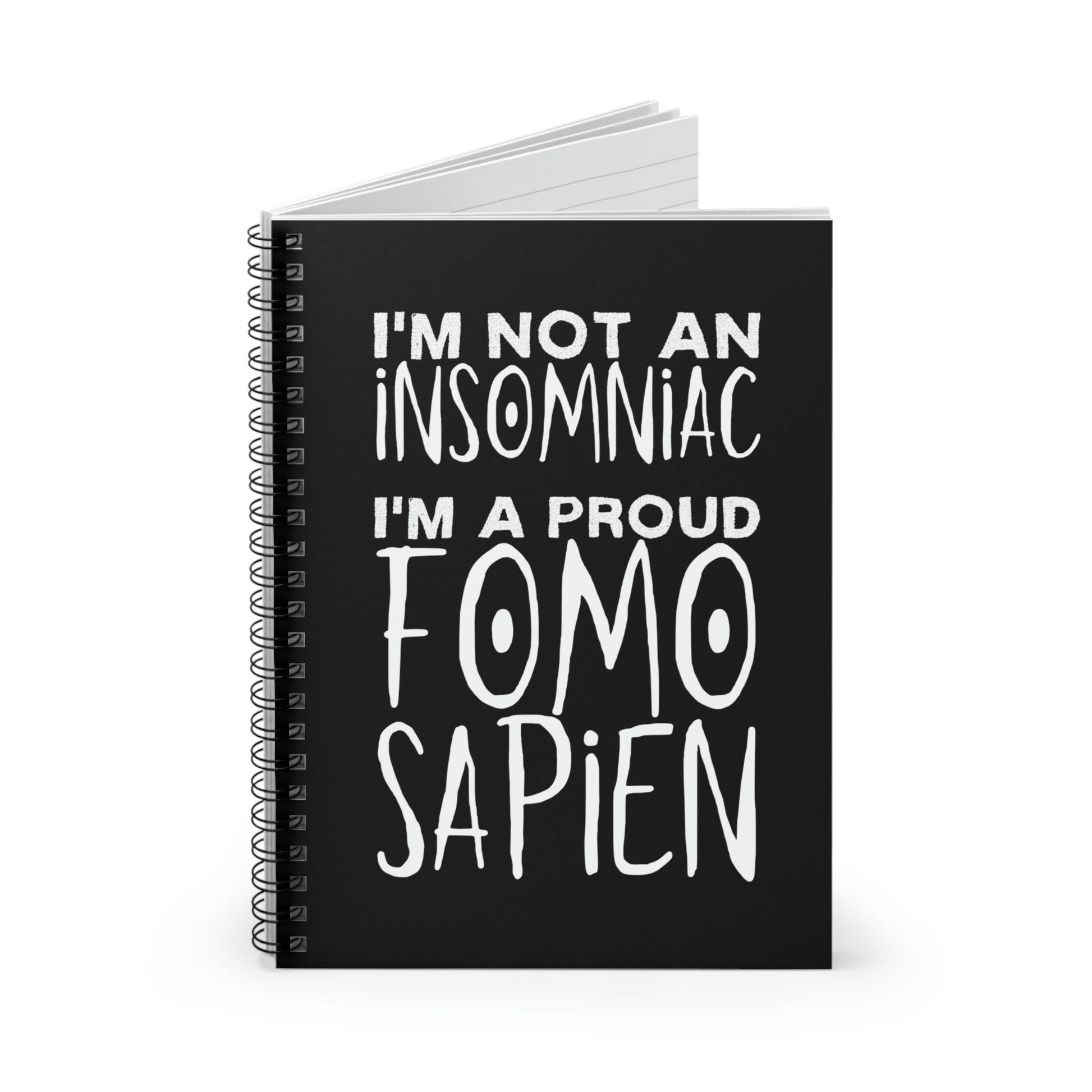 Not an Insomniac - Spiral Notebook - Driftless Enchantments
