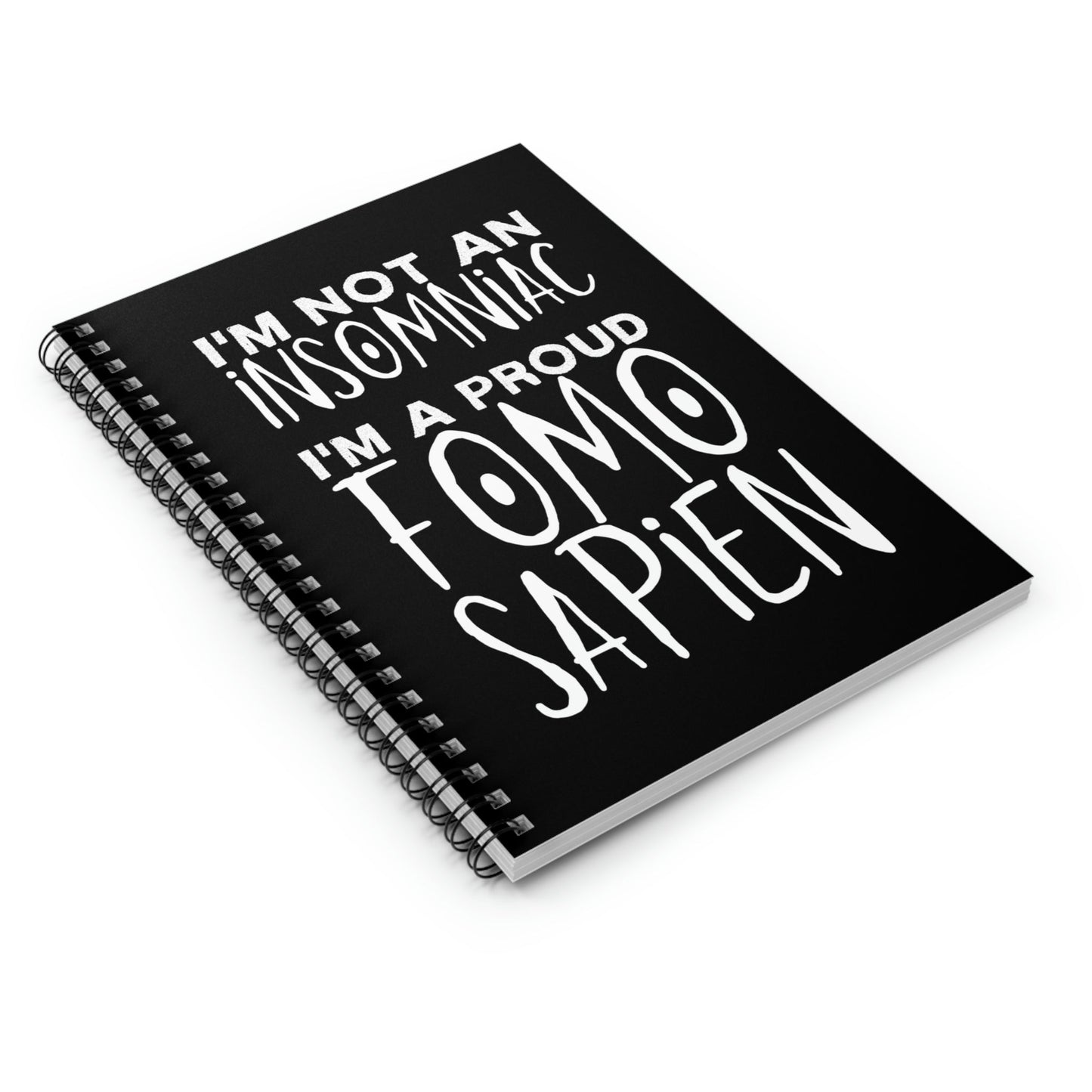 Not an Insomniac - Spiral Notebook - Driftless Enchantments