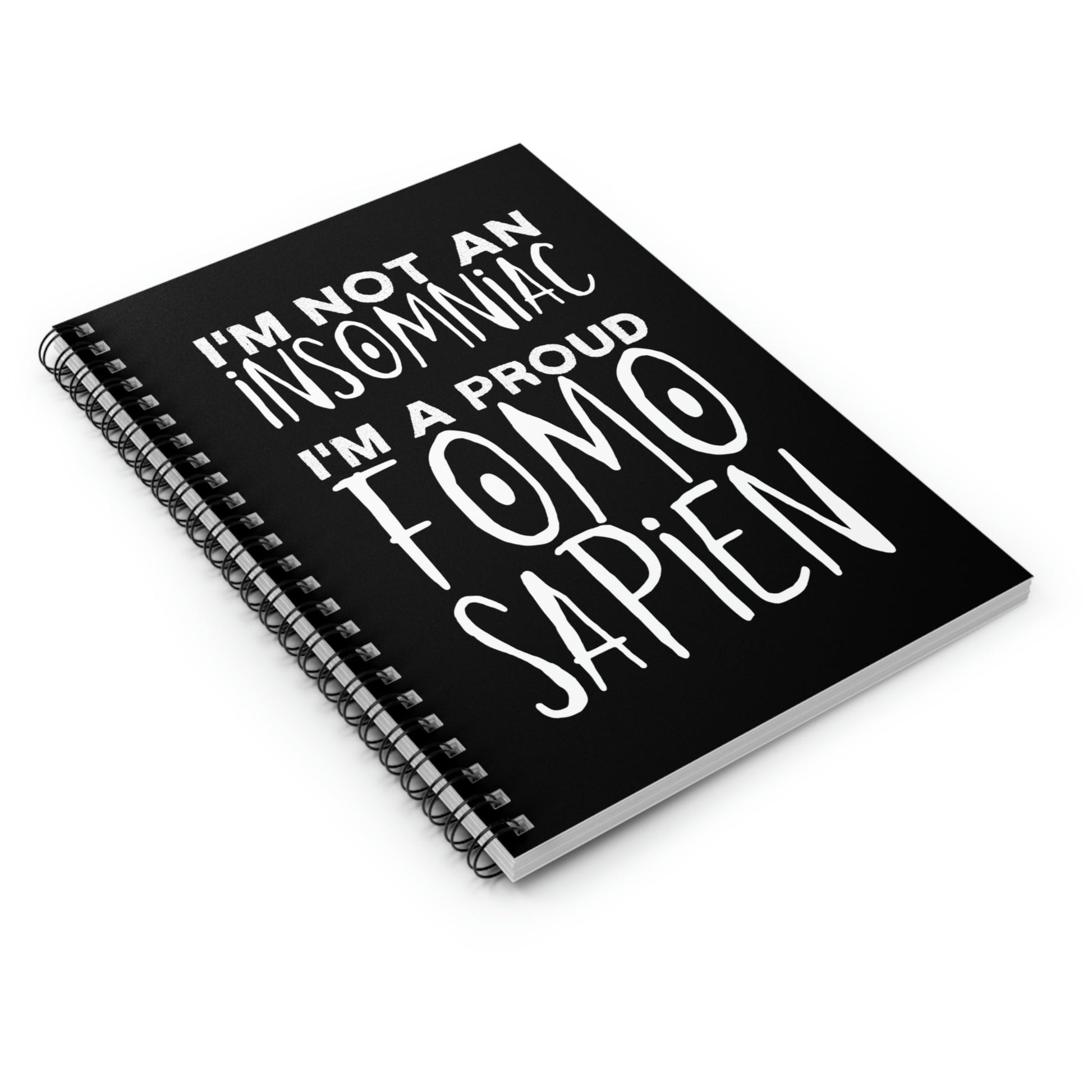 Not an Insomniac - Spiral Notebook - Driftless Enchantments