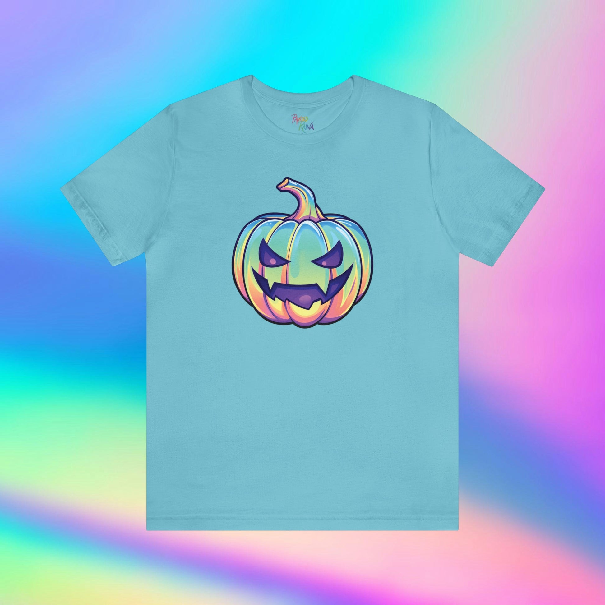 Pastel Drac-o-Lantern Unisex Jersey Short Sleeve Tee - Driftless Enchantments