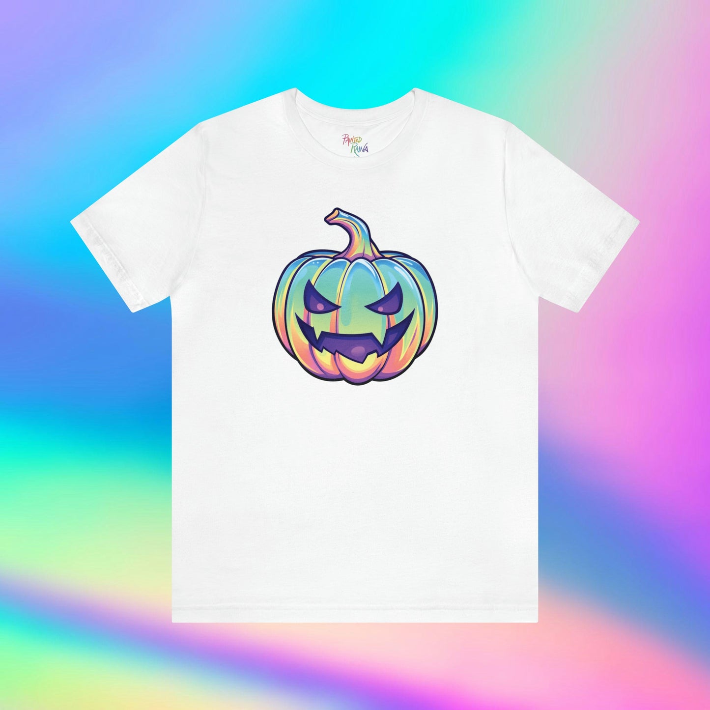 Pastel Drac-o-Lantern Unisex Jersey Short Sleeve Tee - Driftless Enchantments