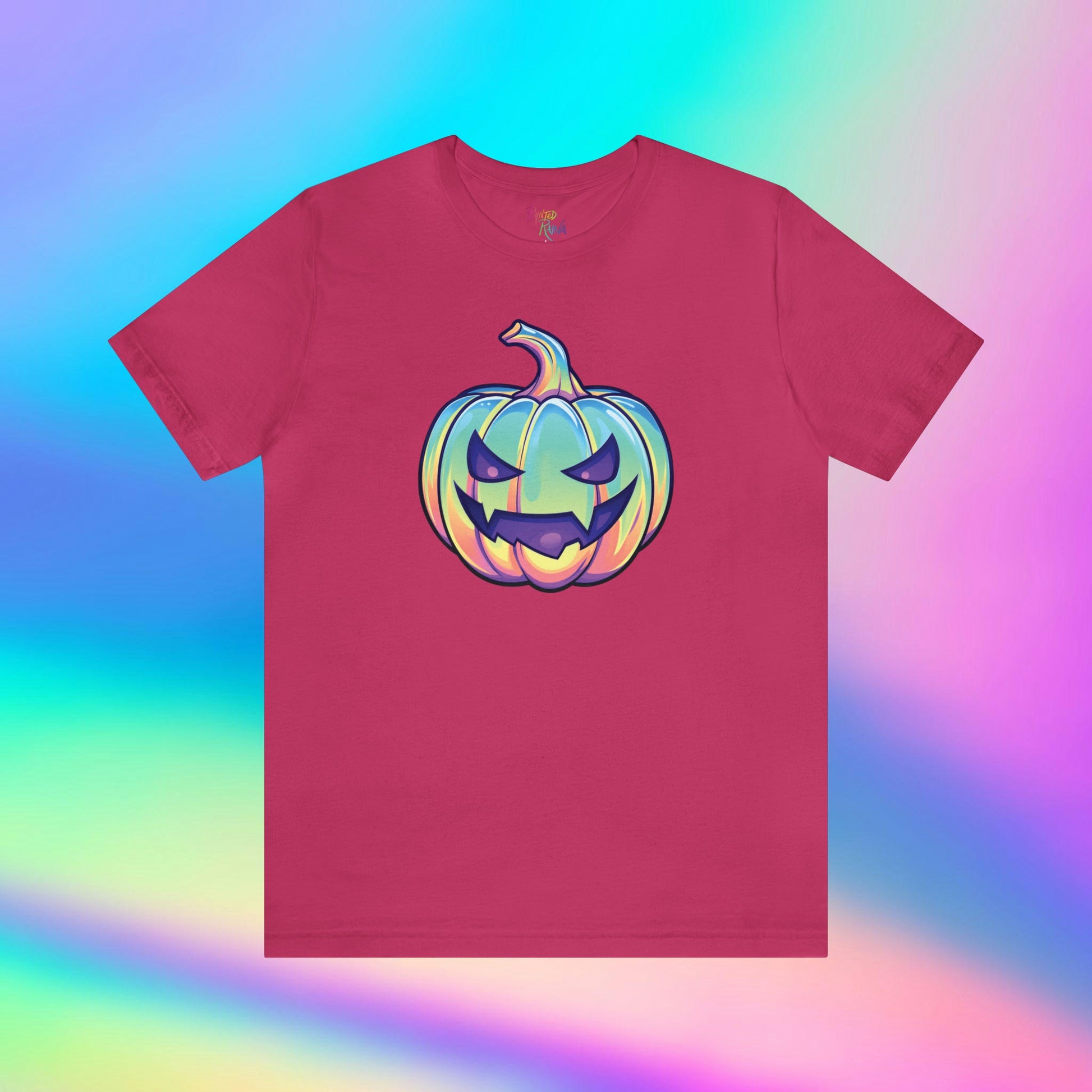 Pastel Drac-o-Lantern Unisex Jersey Short Sleeve Tee - Driftless Enchantments