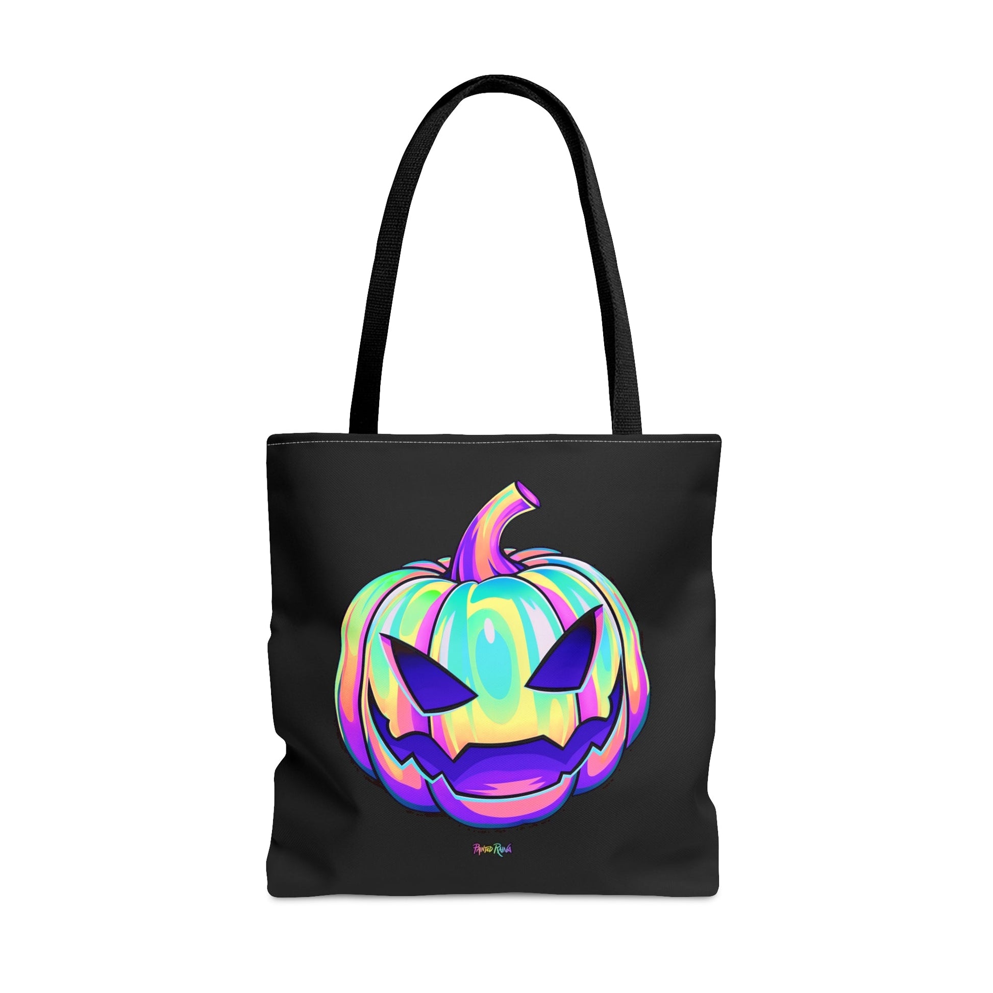 Pastel Jack-o'-Lantern Tote Bag - "The Joker" - Driftless Enchantments
