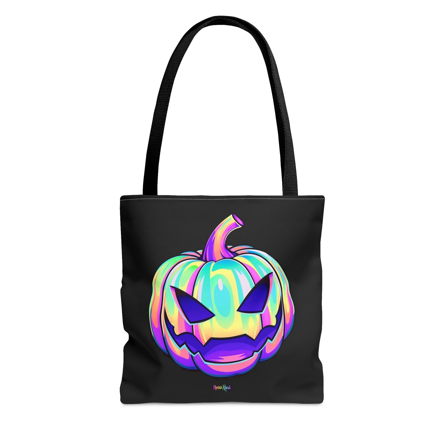 Pastel Jack-o'-Lantern Tote Bag - "The Joker" - Driftless Enchantments