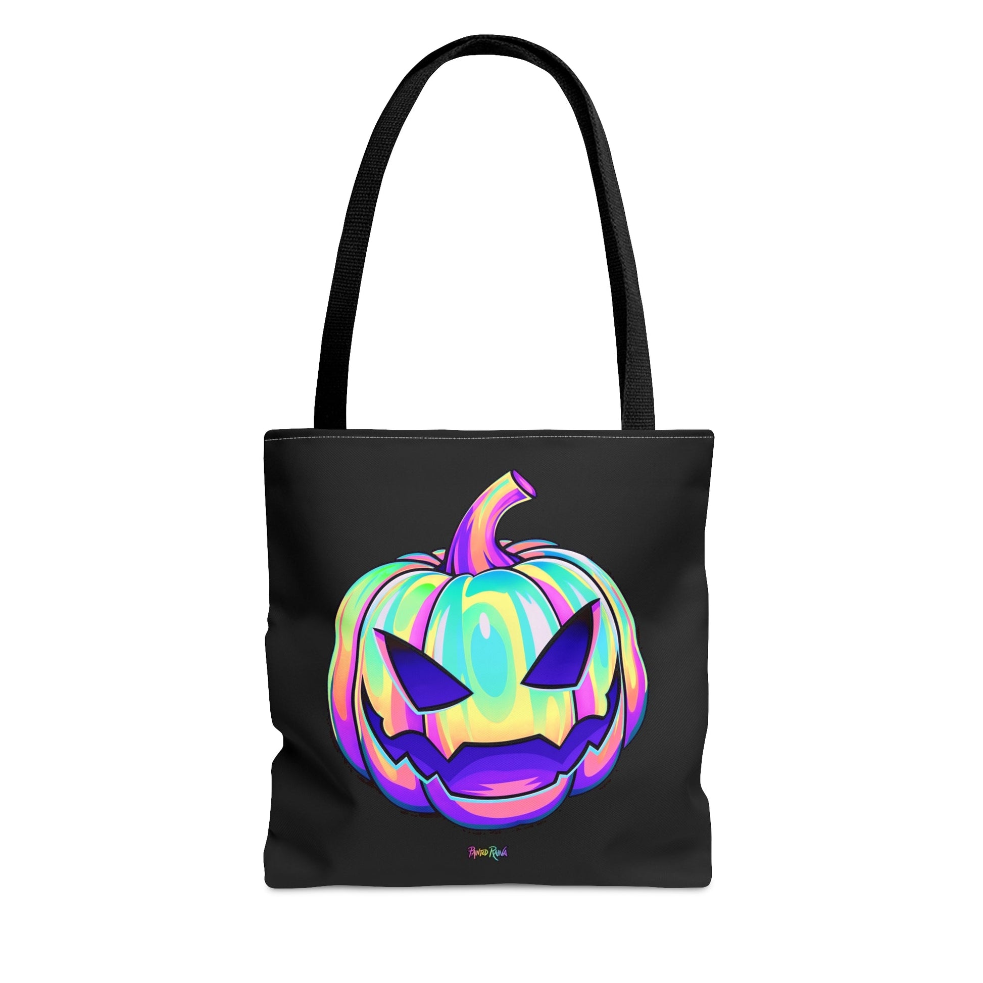 Pastel Jack-o'-Lantern Tote Bag - "The Joker" - Driftless Enchantments
