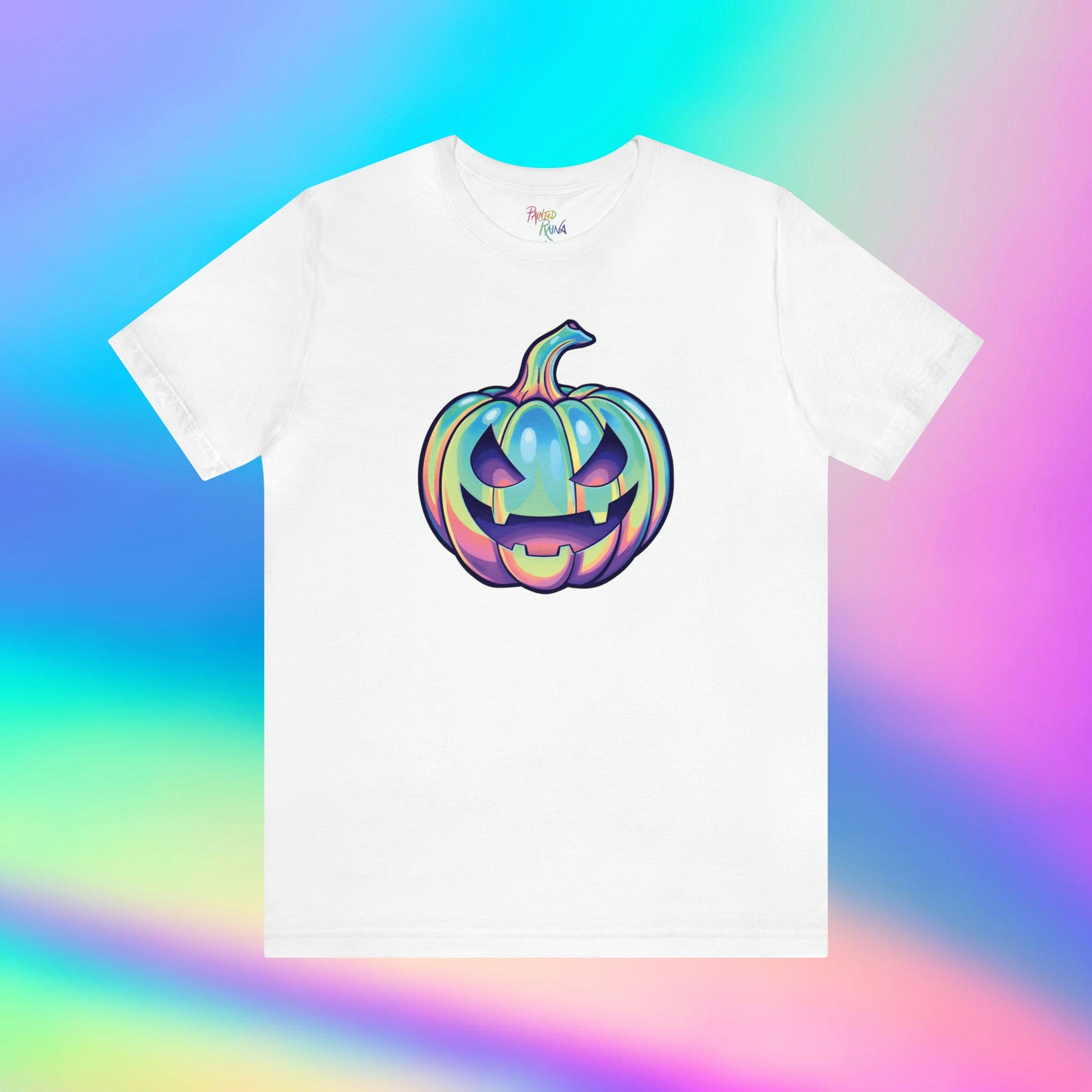 Pastel Jack-o-Lantern Unisex Jersey Short Sleeve Tee - Driftless Enchantments