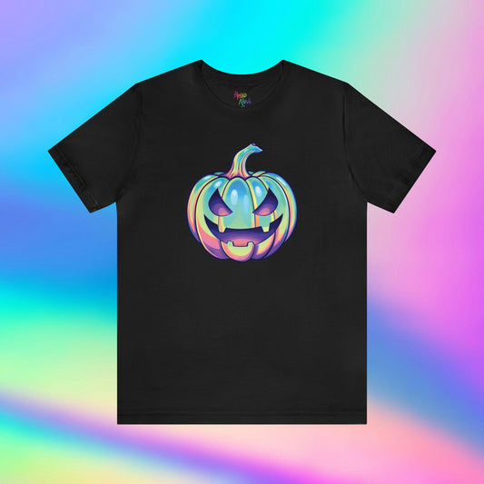 Pastel Jack-o-Lantern Unisex Jersey Short Sleeve Tee - Driftless Enchantments